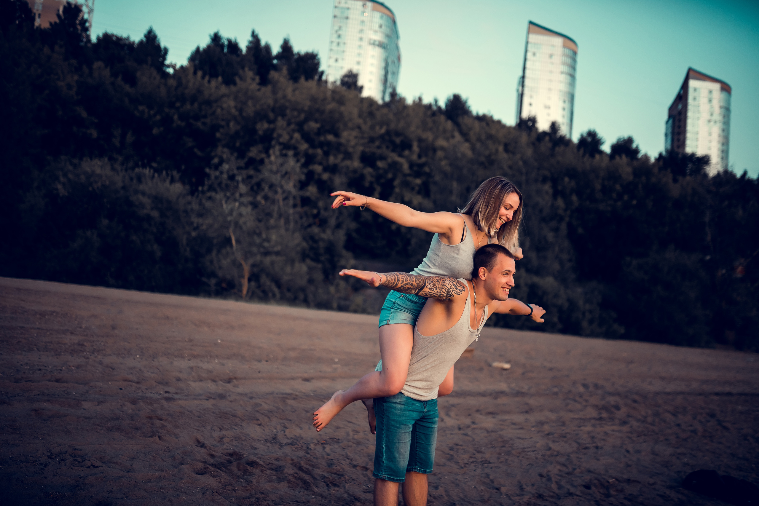 Пляж. Семейный фотограф в Перми Ольга Гилева. Выпускные альбомы
