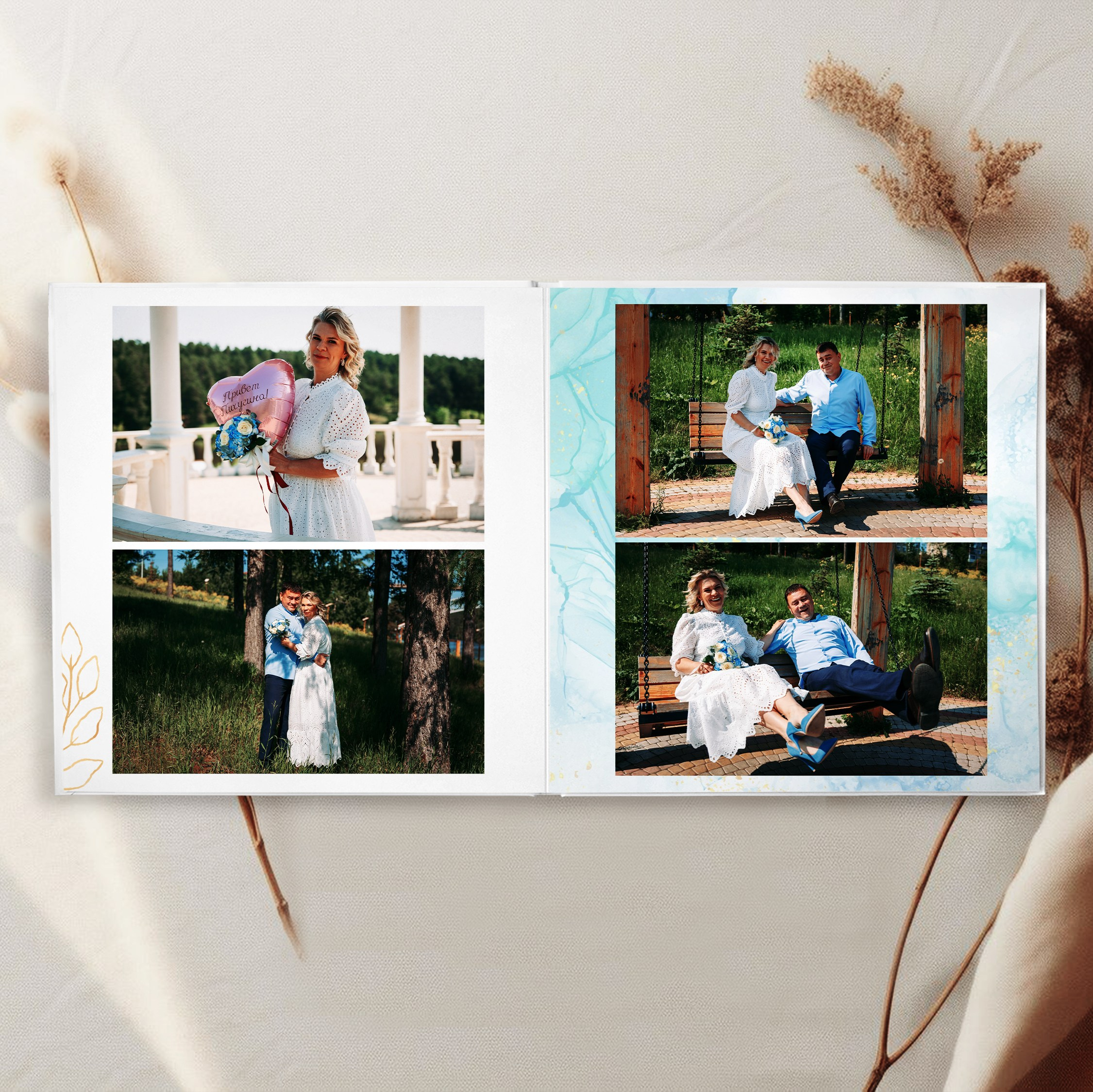 Фотокниги «Свадебные». Студия выпускных альбомов Ольги Тушковой в городе Каменск-Уральский, Екатеринбург