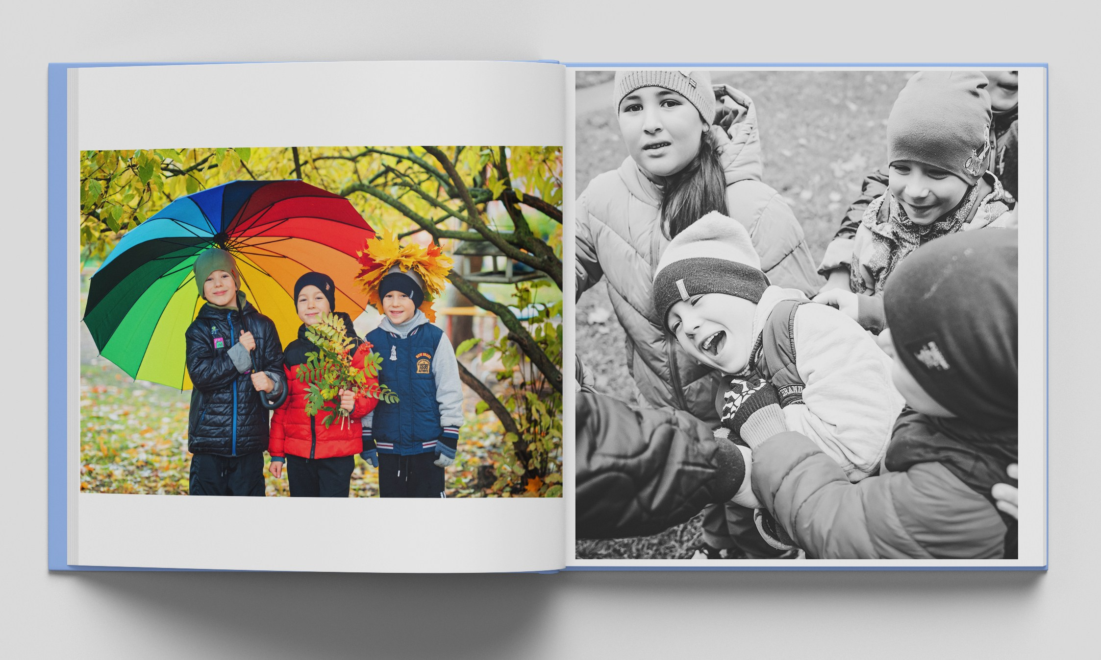 Выпускные альбомы для детских садов. Семейный и детский фотограф Марина Тувиста в Санкт-Петербурге