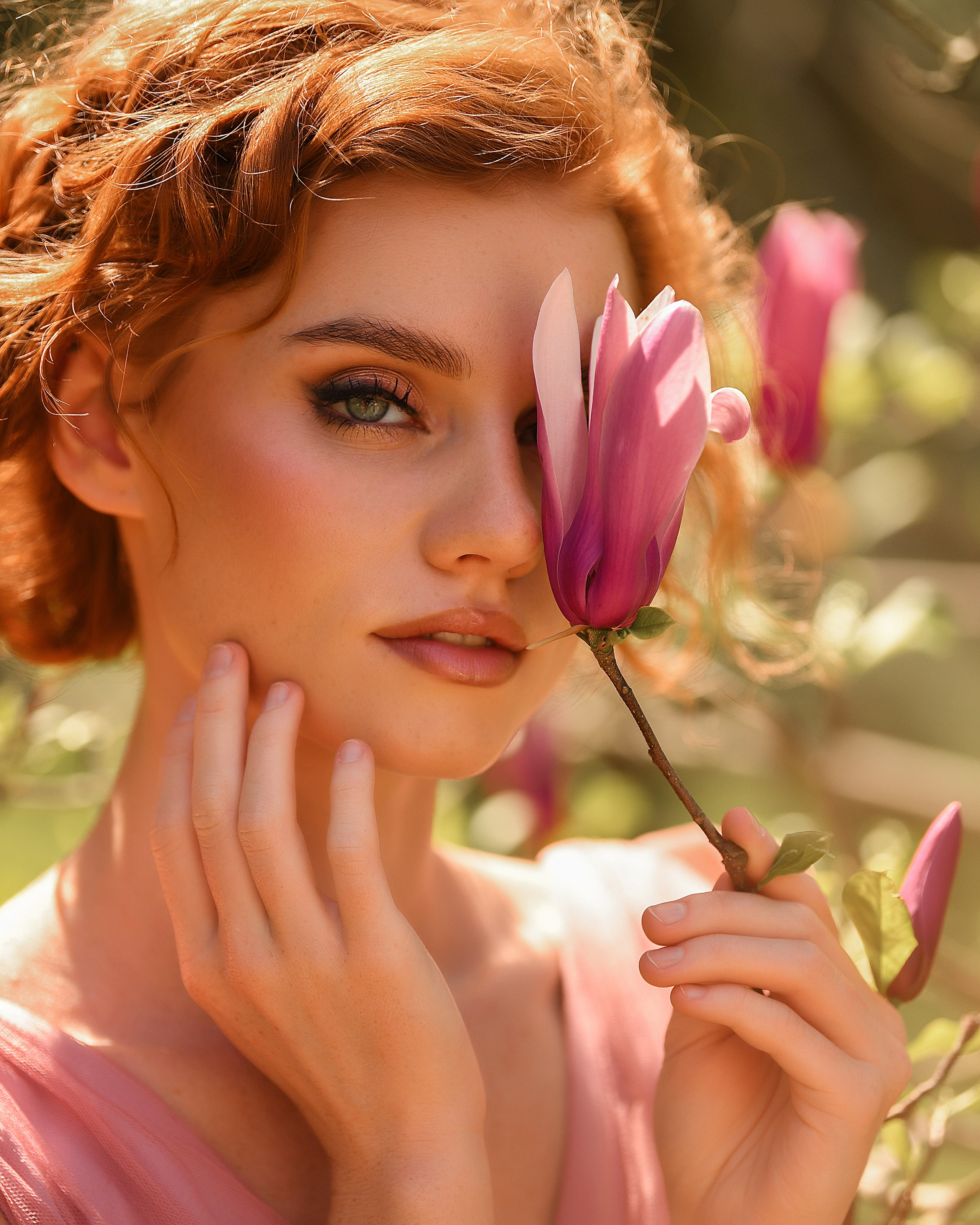 Подготовка к фотосессии в цветении. Женский фотограф в Москве Богдашкина Динара