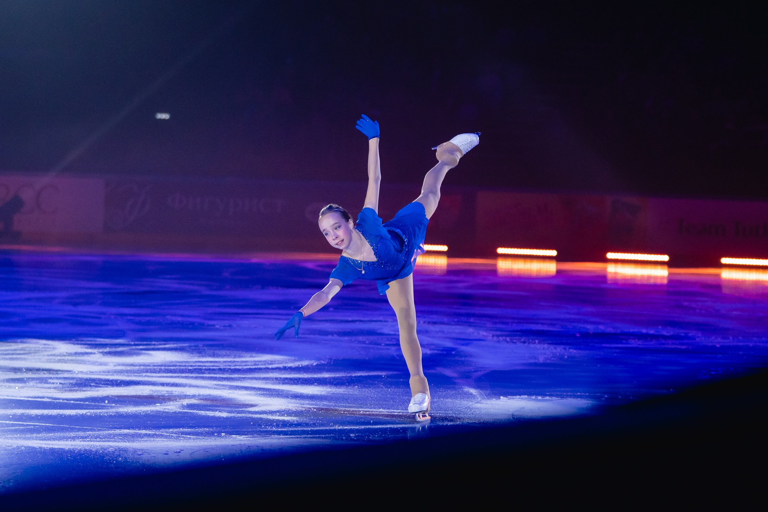 Шоу «Чемпионы на льду» в Новосибирске. Воробьева Ксения — Спортивный и танцевальный фотограф Новосибирск