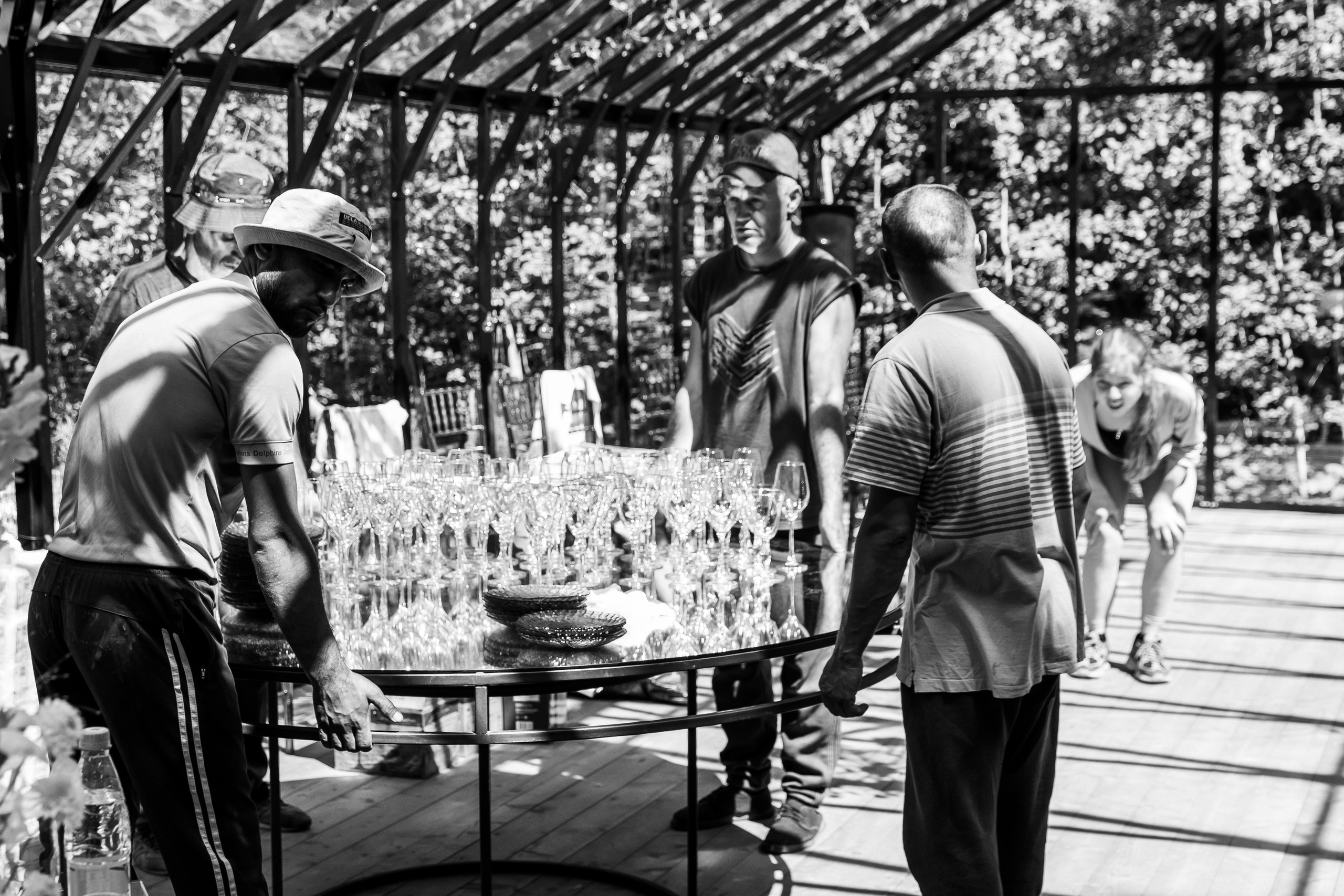 Свадьба в оранжерее