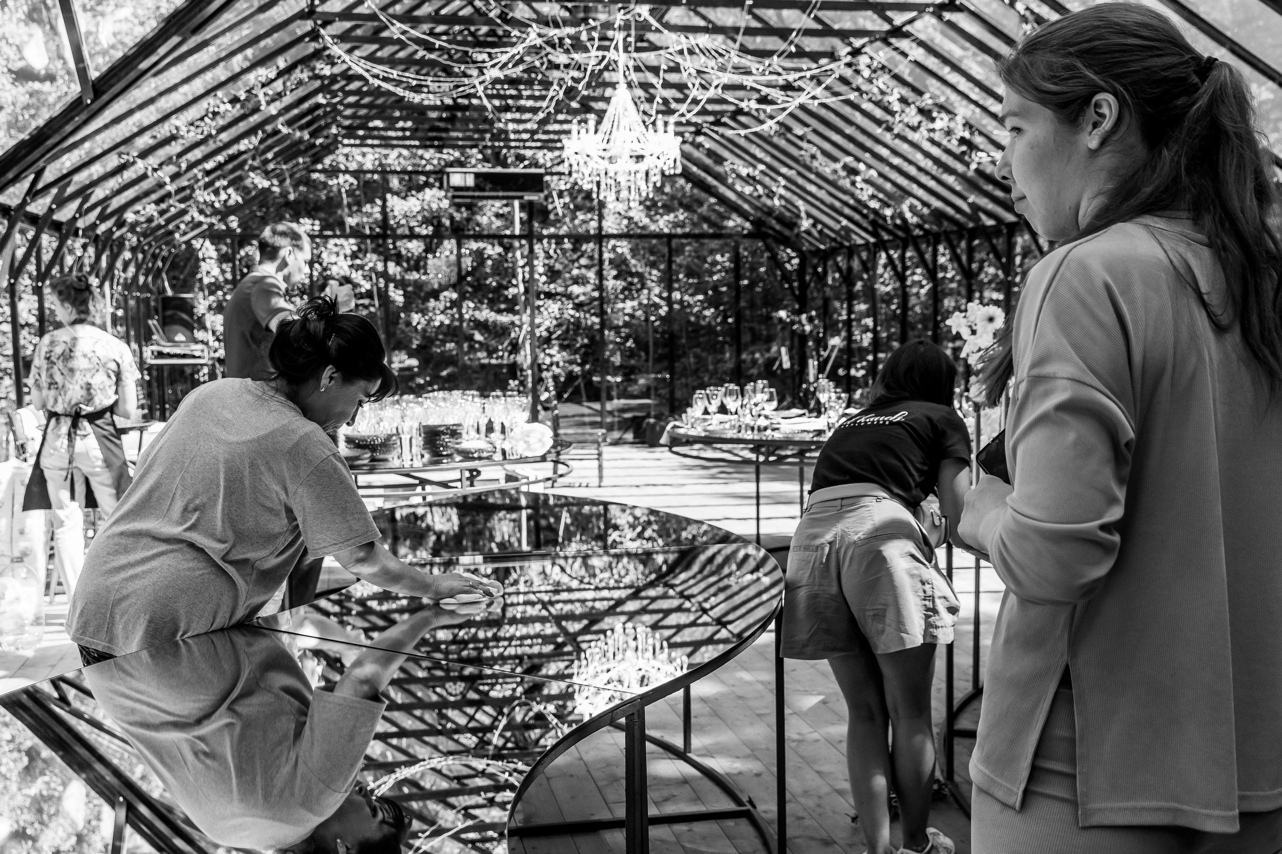 Свадьба в оранжерее