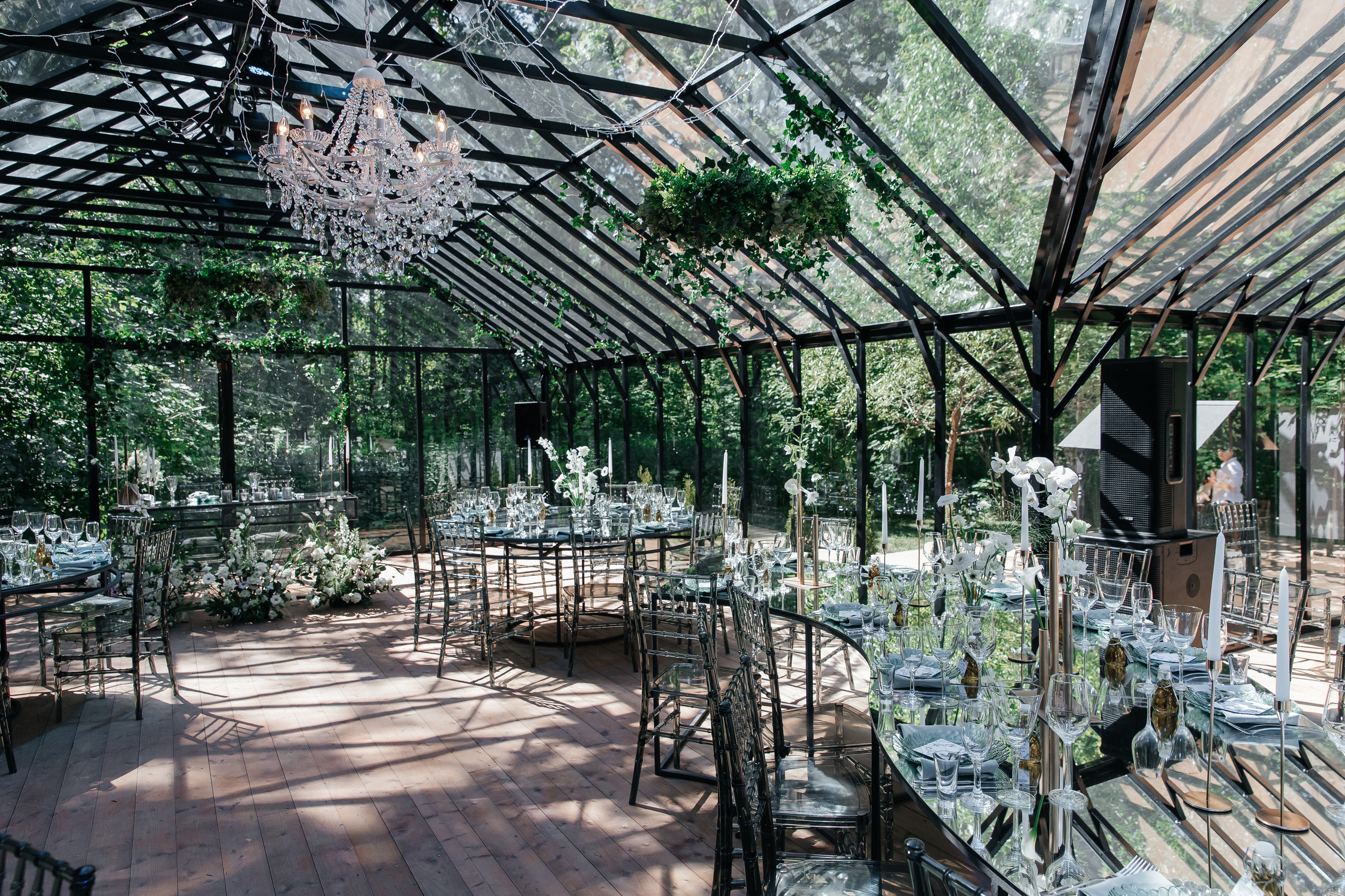 Свадьба в оранжерее