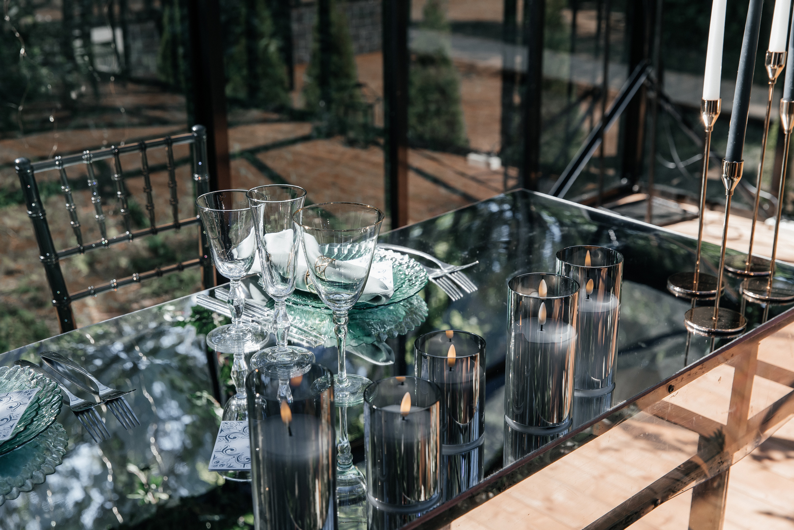 Свадьба в оранжерее