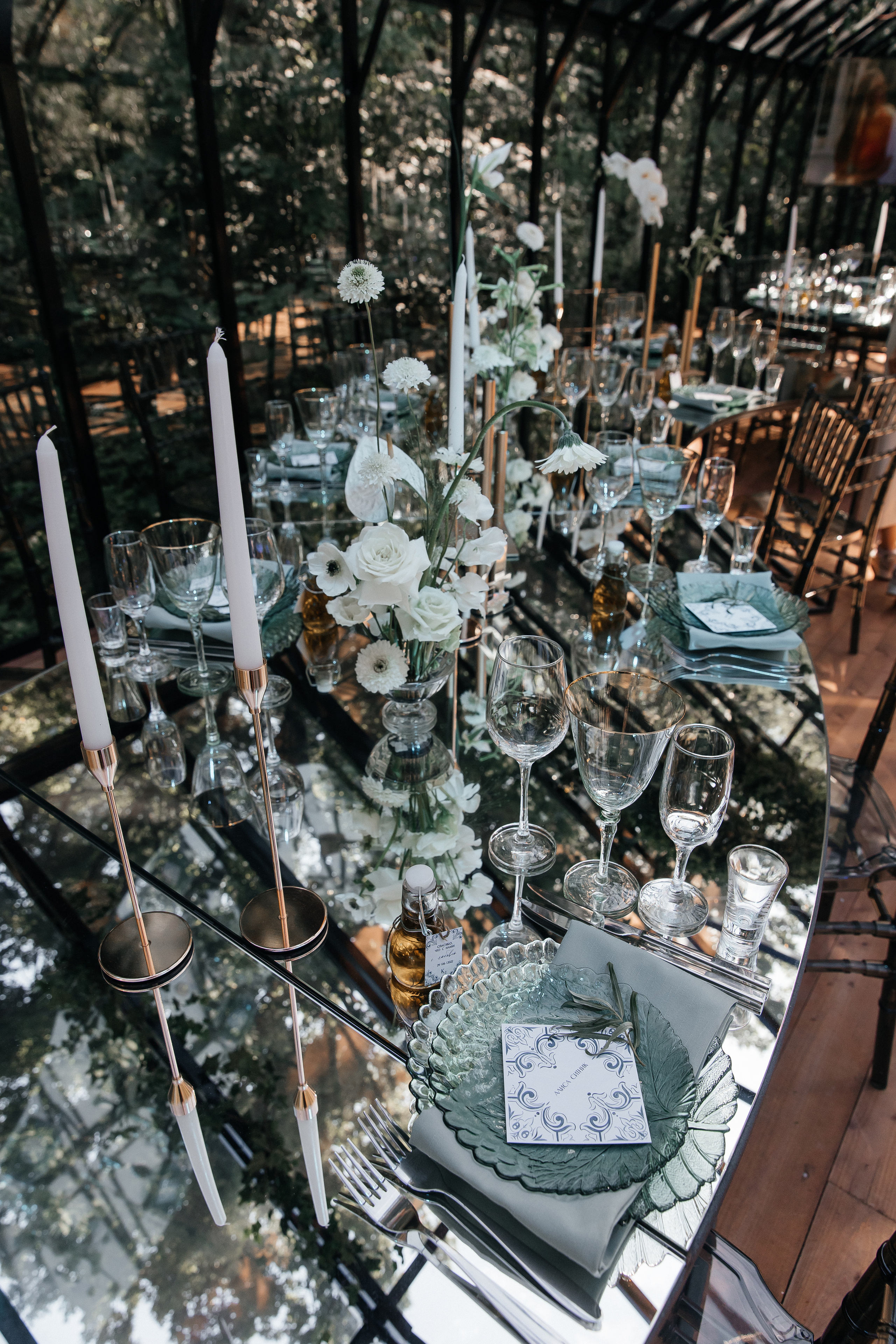 Свадьба в оранжерее