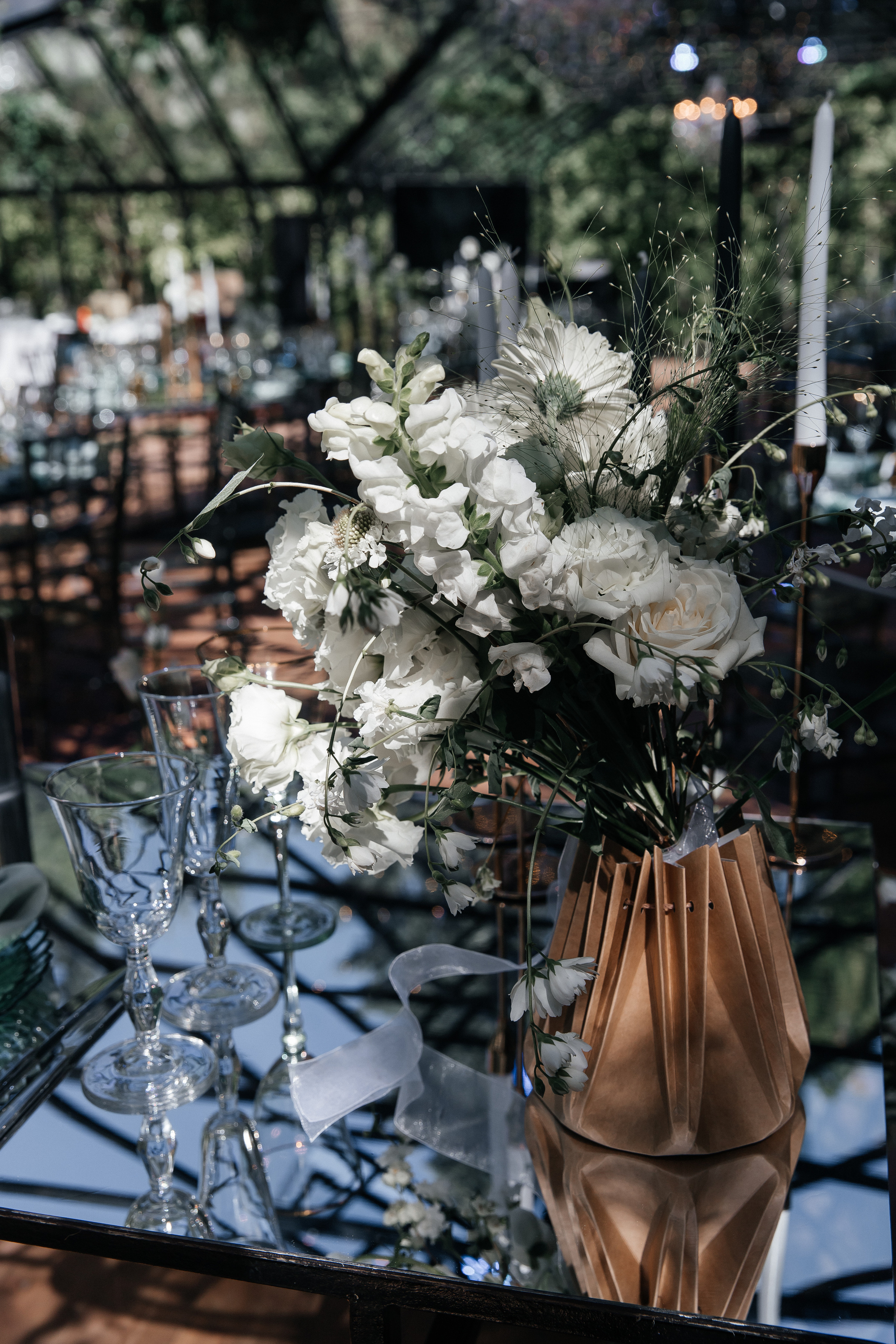 Свадьба в оранжерее