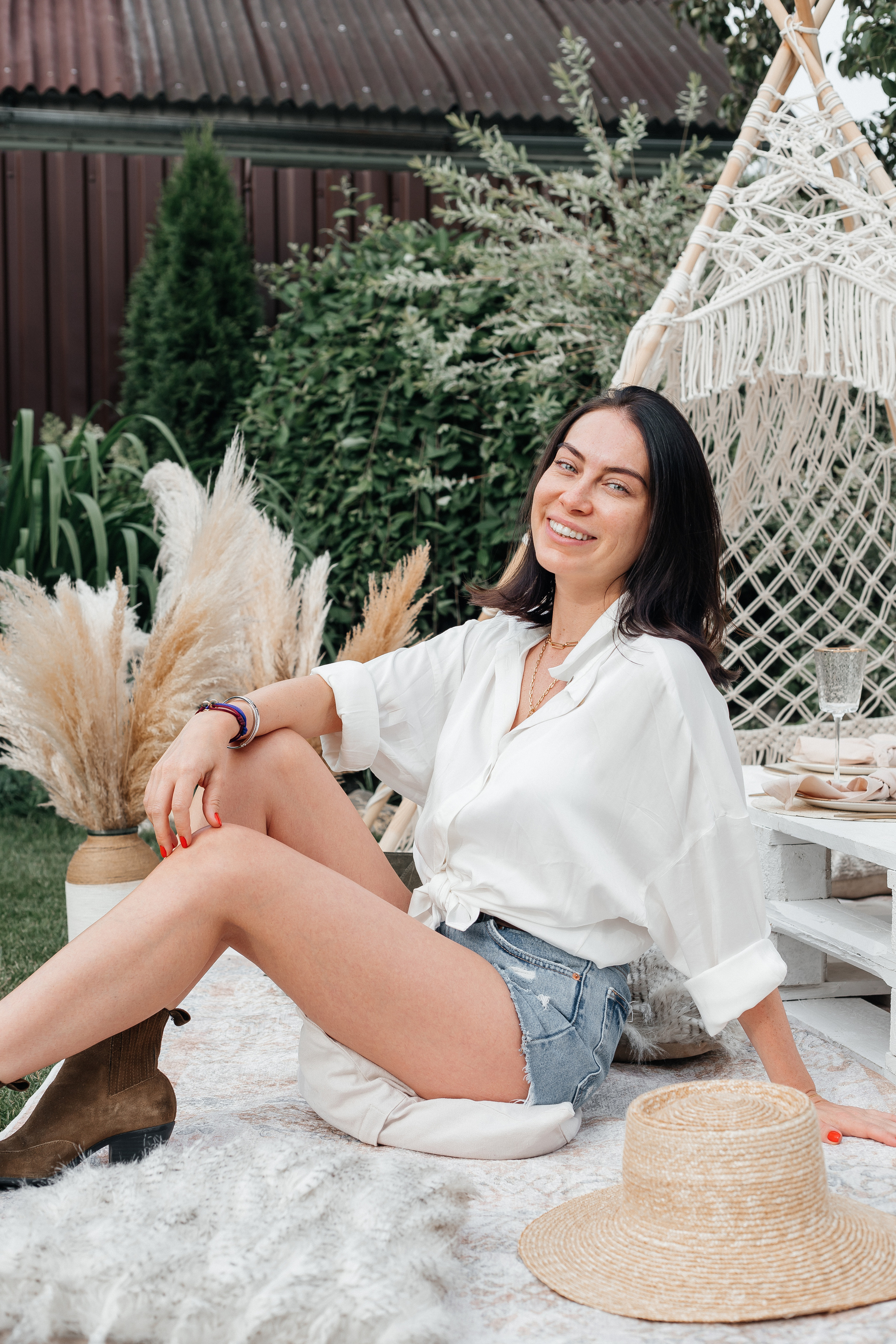 День рождения фотосессия на природе в стиле бохо. Свадебный фотограф в Москве Элина Ларченкова. Фото, которые цепляют