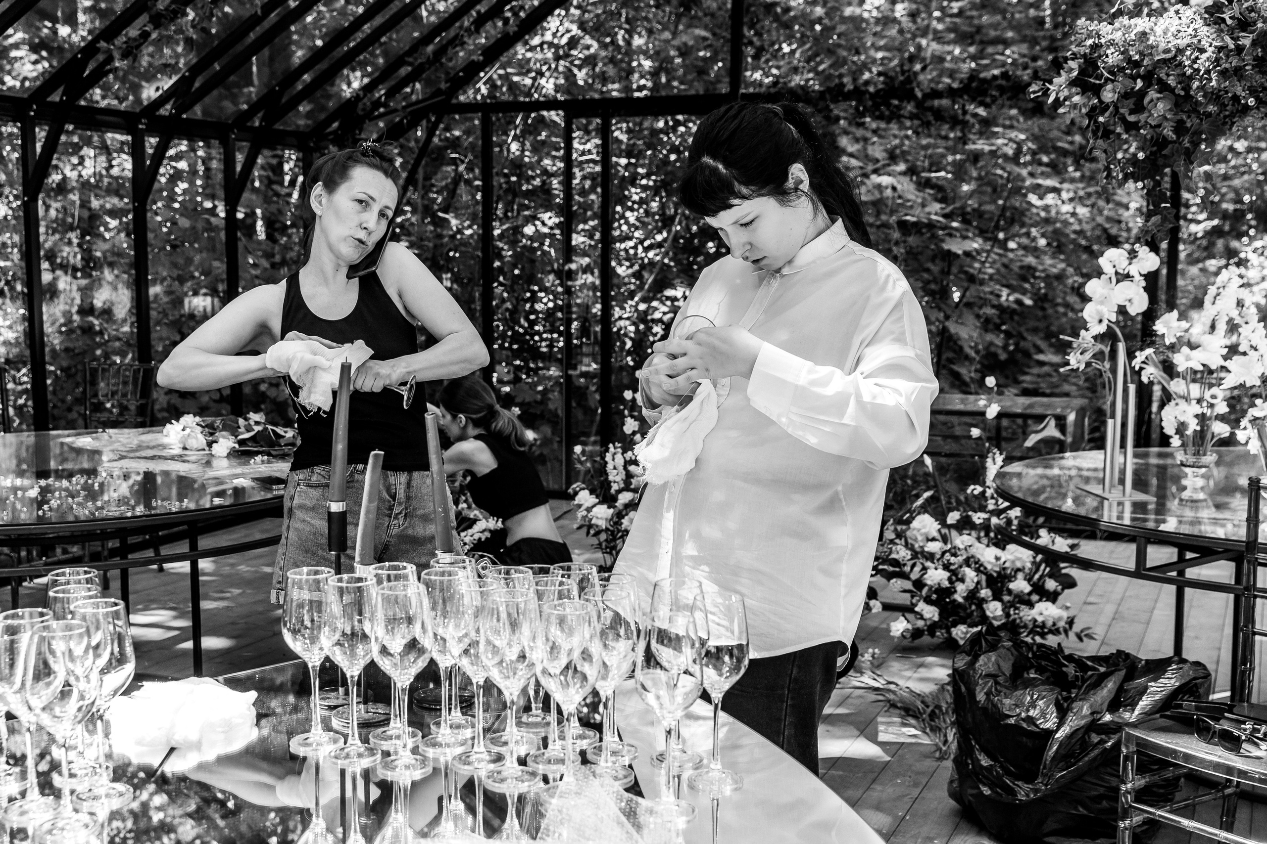 Свадьба в оранжерее