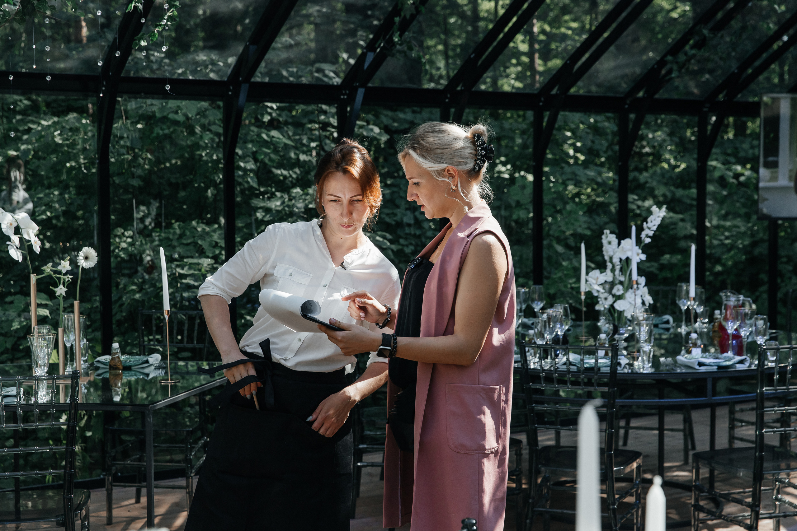 Свадьба в оранжерее