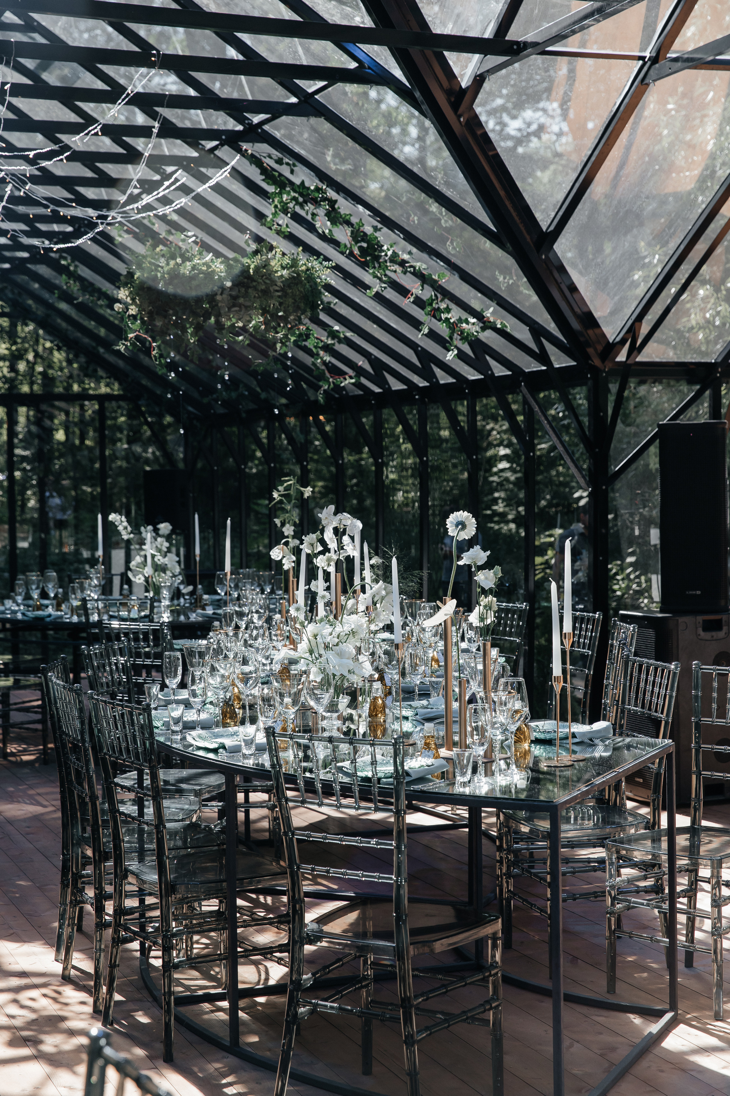 Свадьба в оранжерее