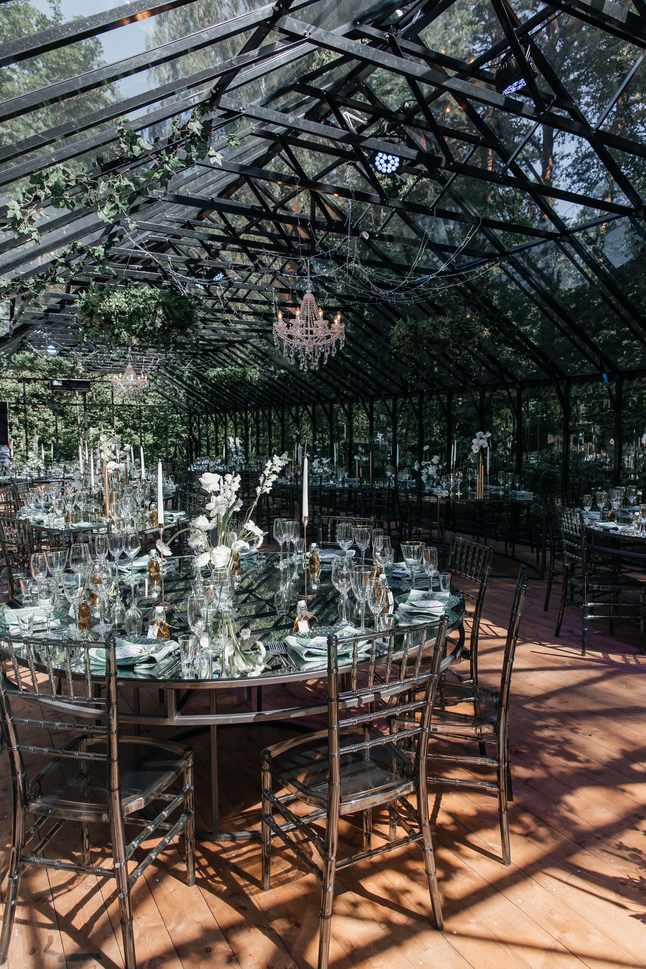 Свадьба в оранжерее