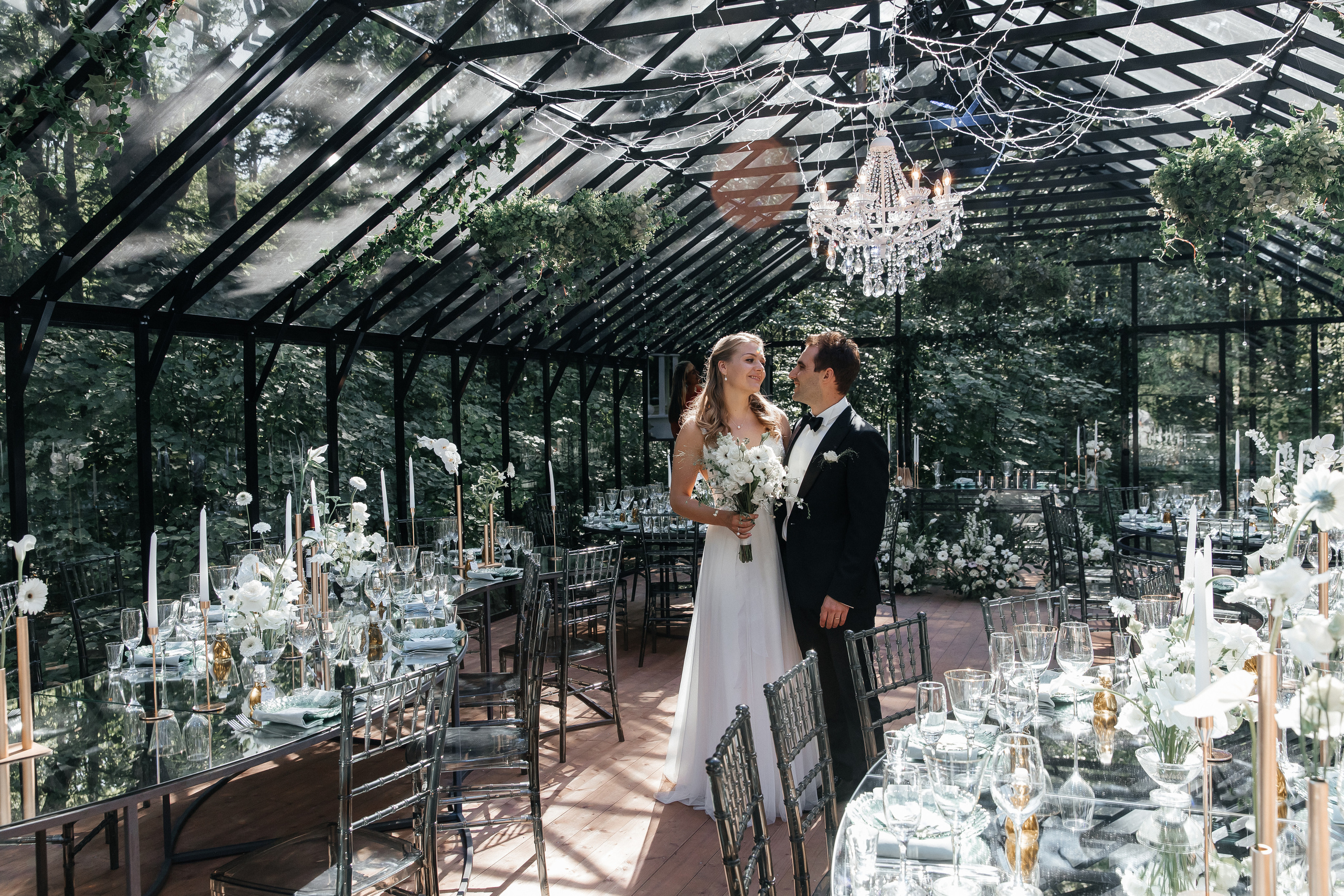 Свадьба в оранжерее