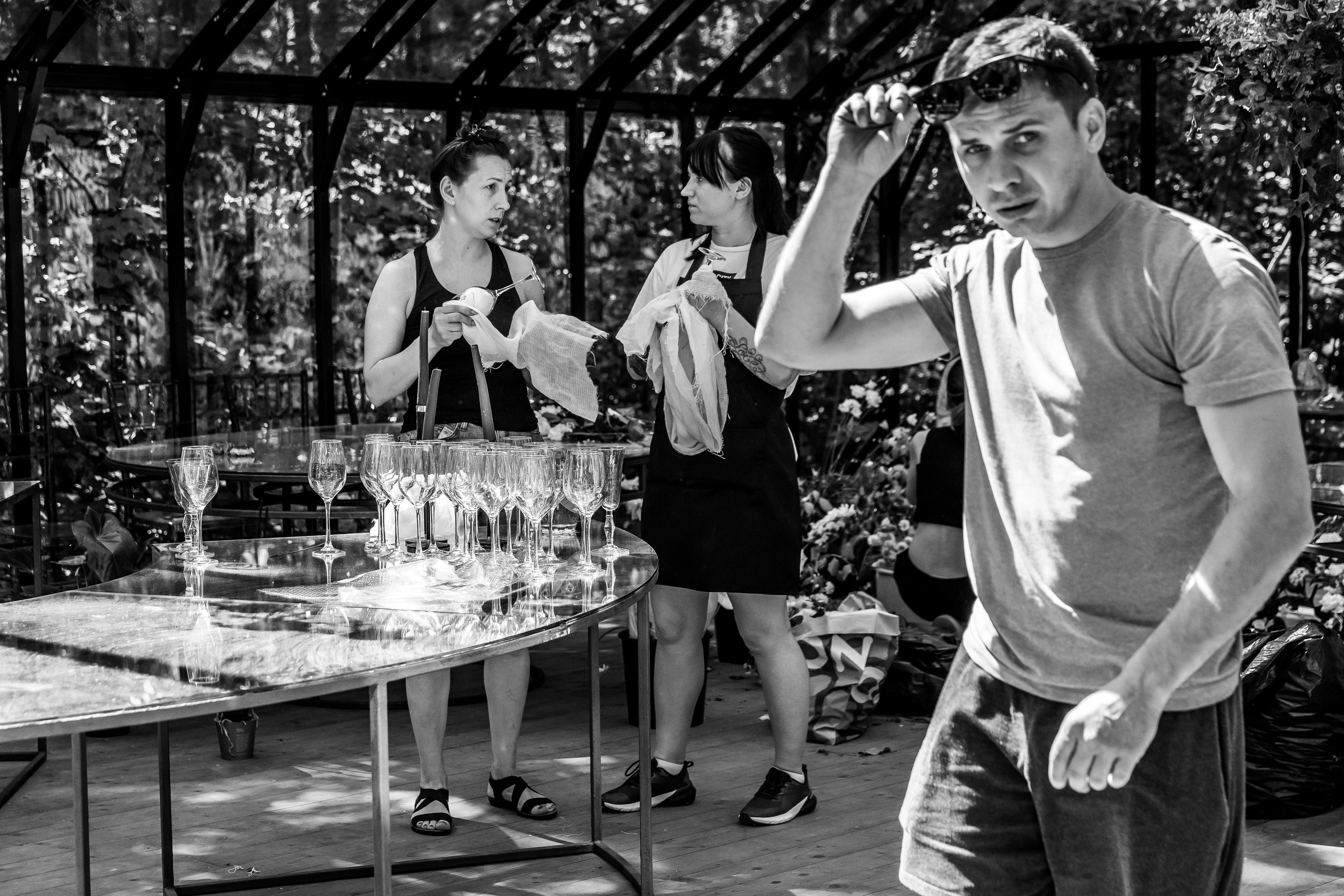 Свадьба в оранжерее