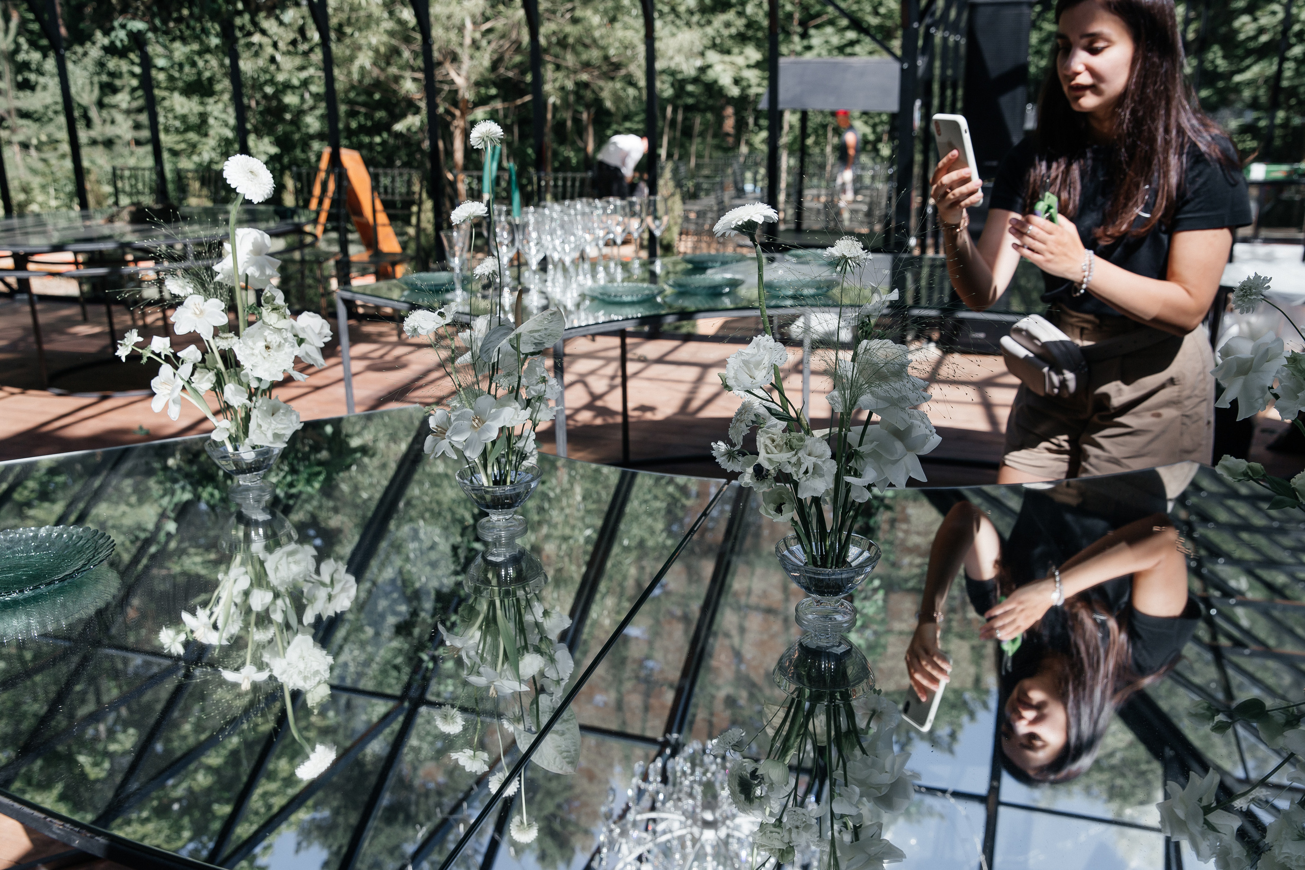 Свадьба в оранжерее