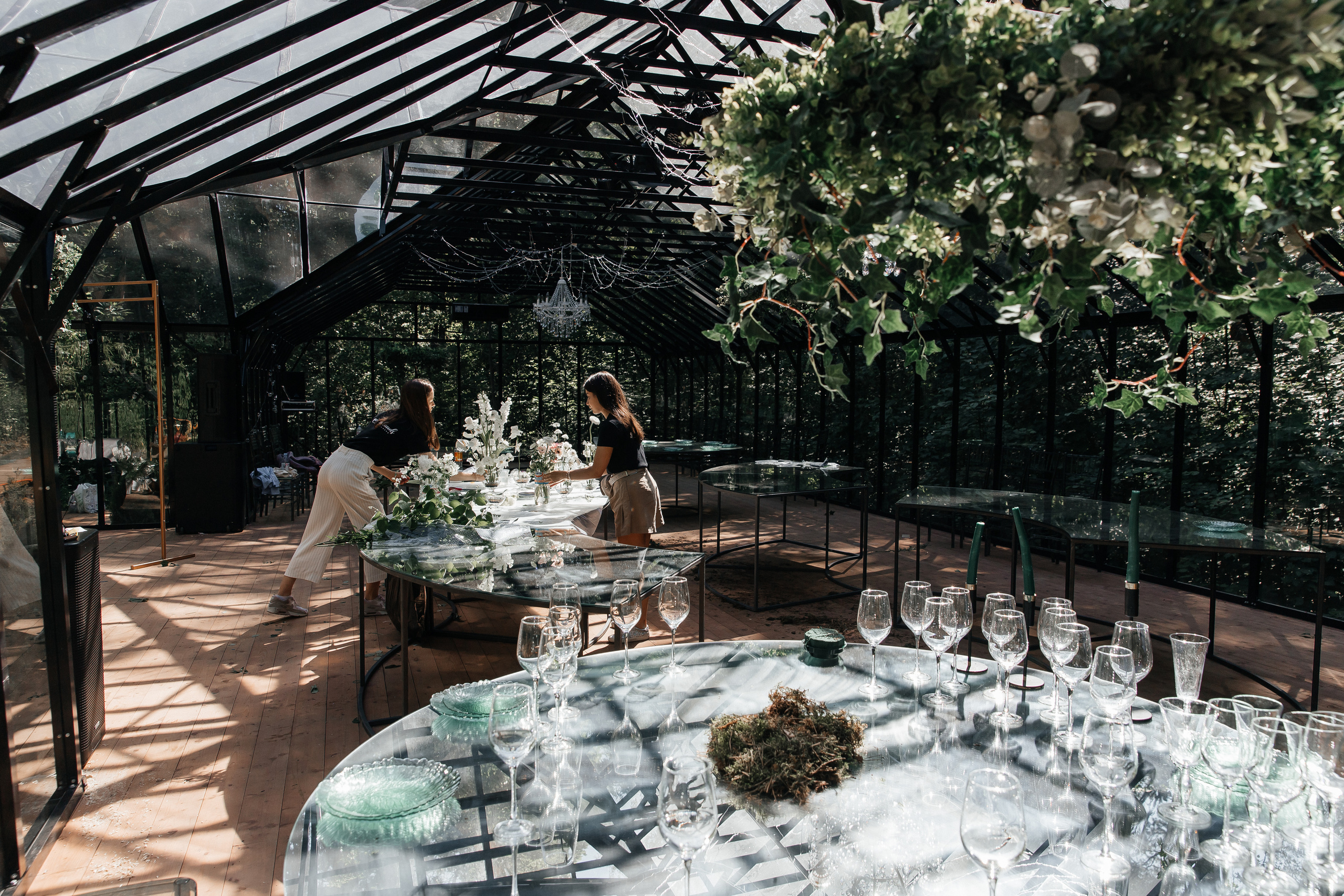 Свадьба в оранжерее