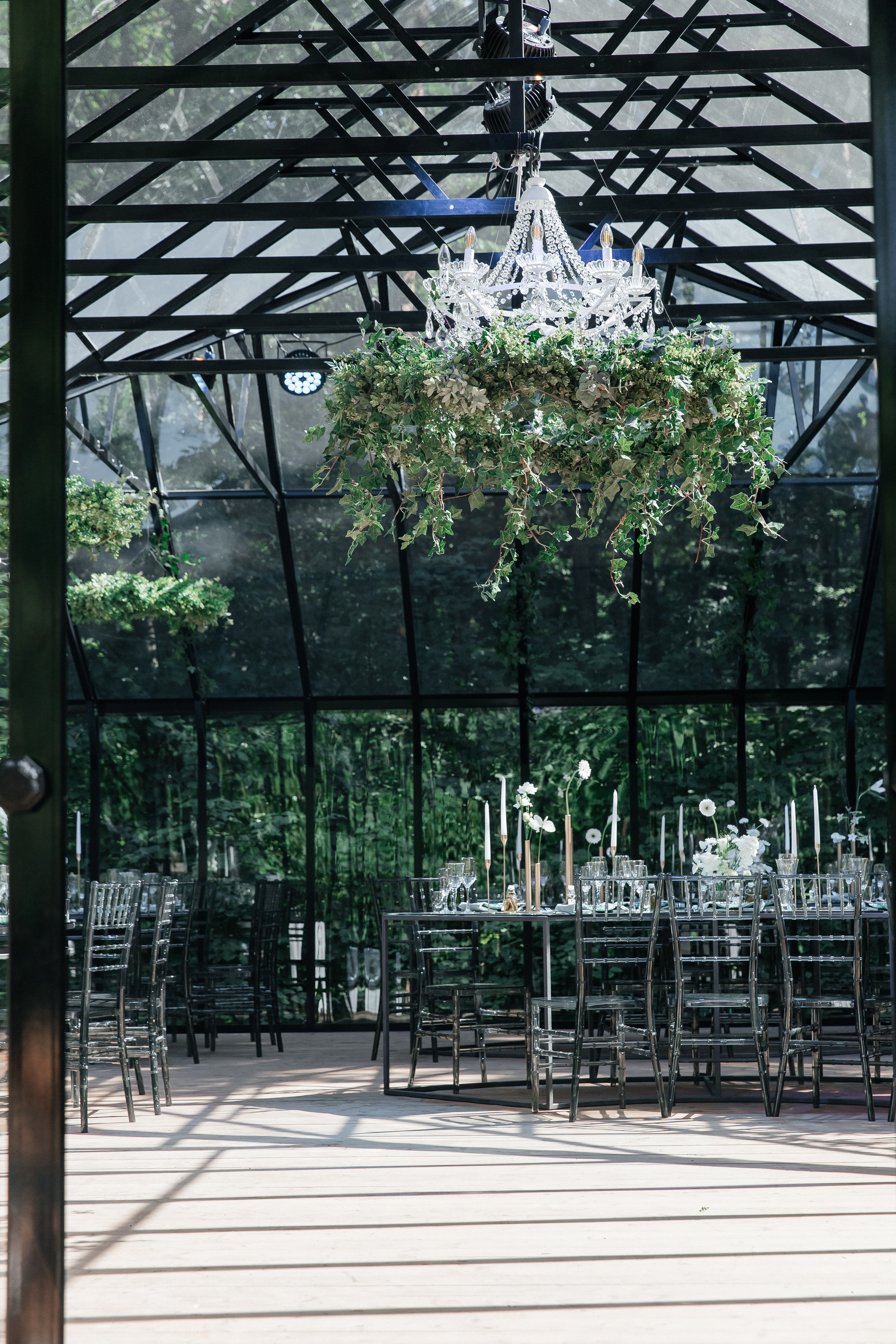 Свадьба в оранжерее