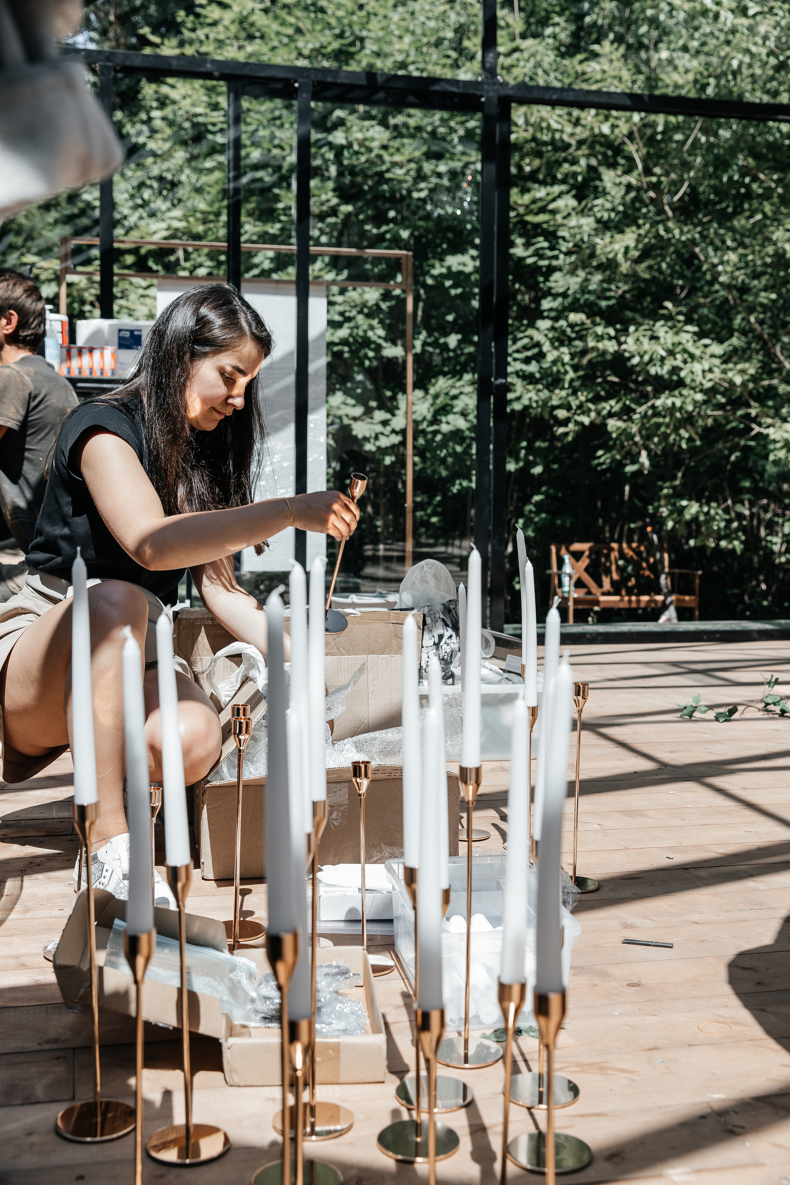 Свадьба в оранжерее