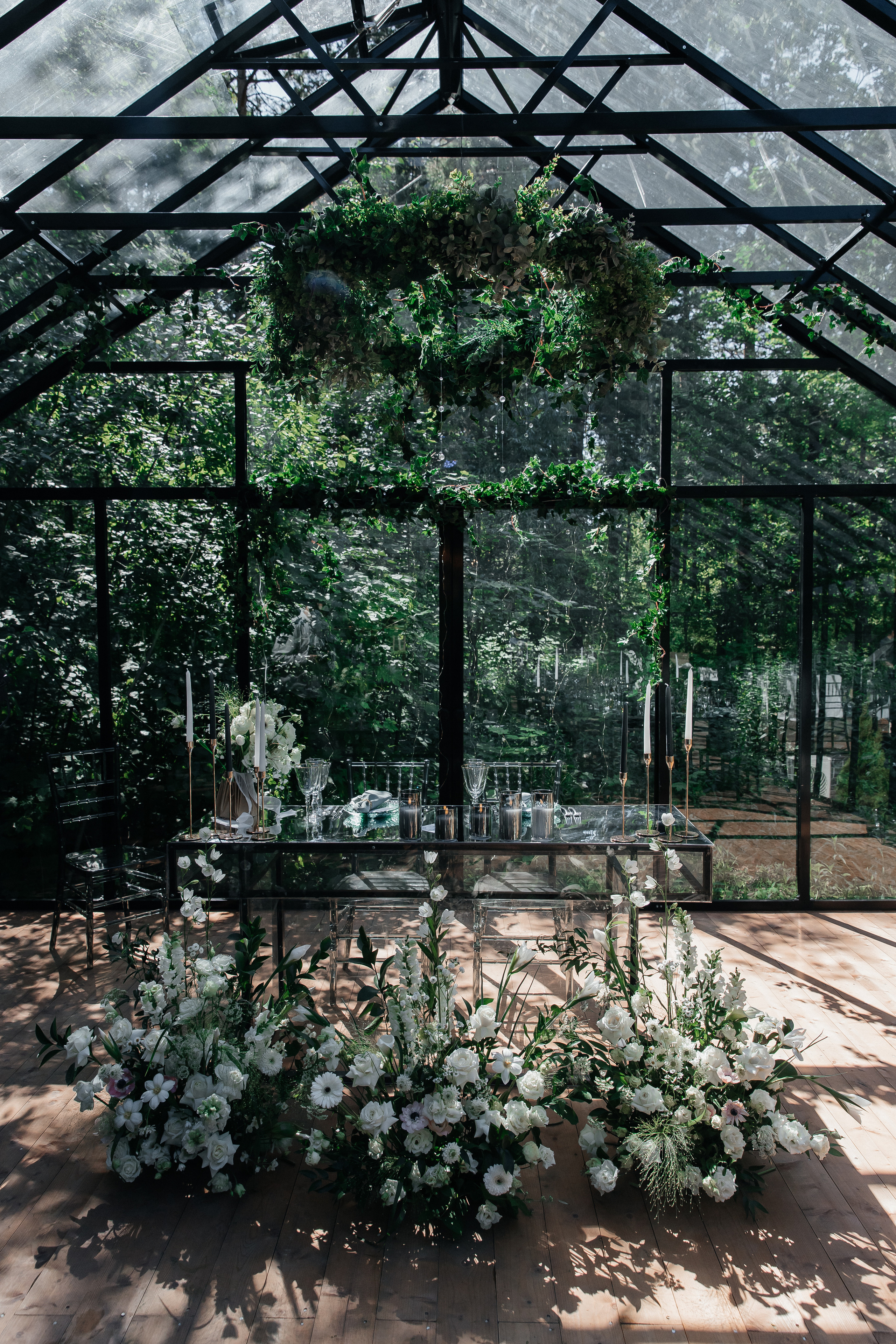 Свадьба в оранжерее