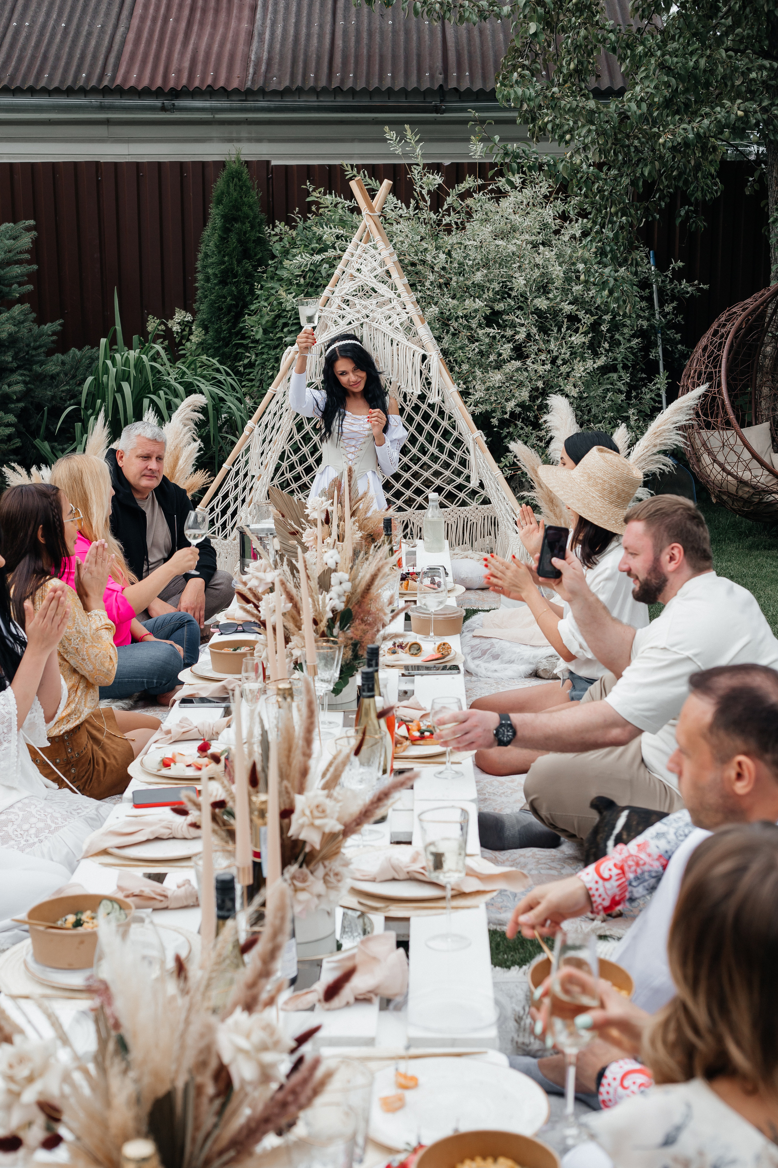 День рождения фотосессия на природе в стиле бохо. Свадебный фотограф в Москве Элина Ларченкова. Фото, которые цепляют