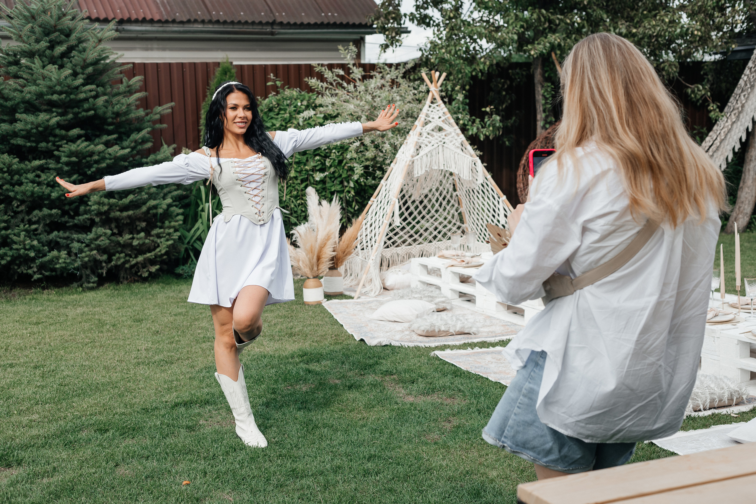 День рождения фотосессия на природе в стиле бохо. Свадебный фотограф в Москве Элина Ларченкова. Фото, которые цепляют
