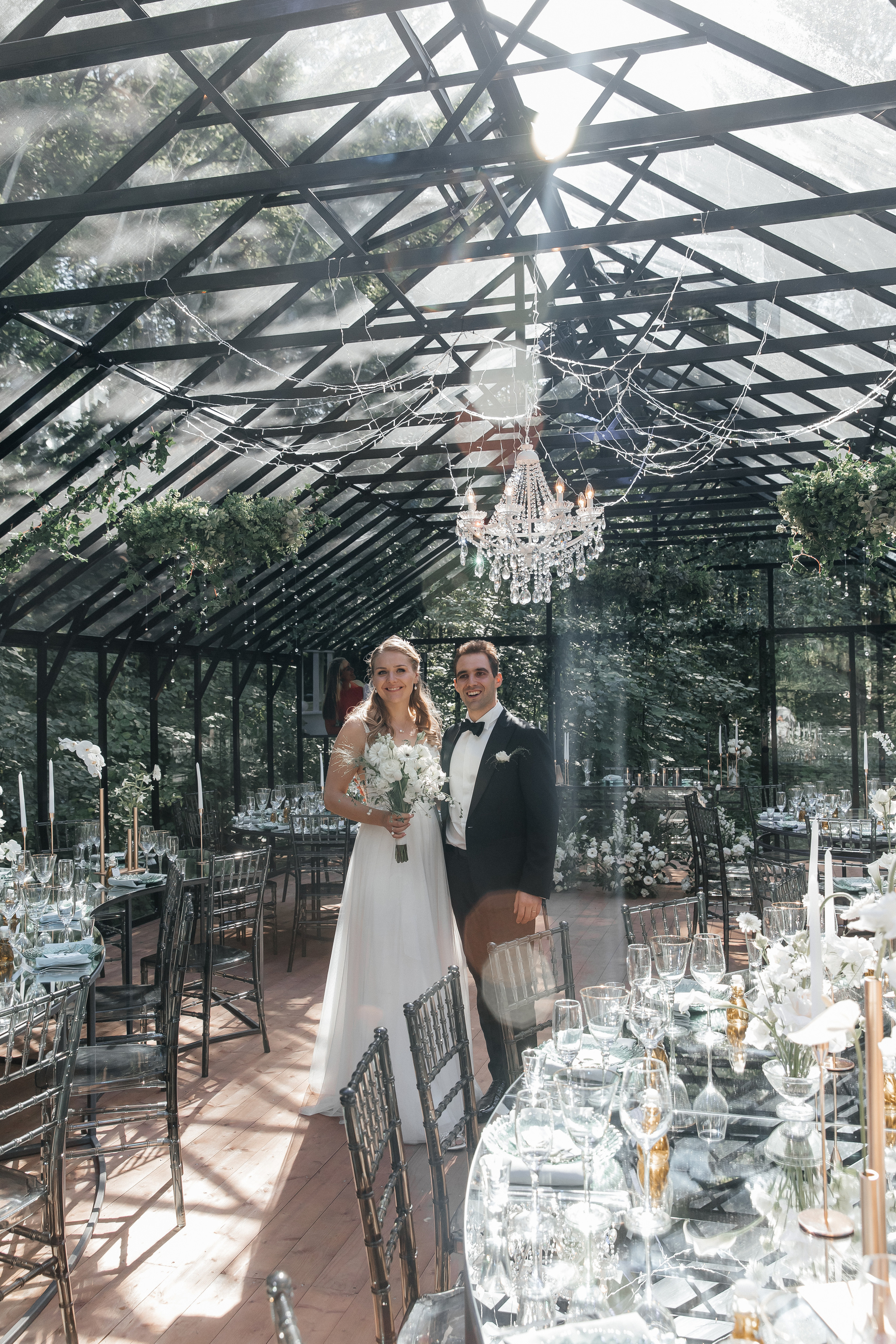 Свадьба в оранжерее