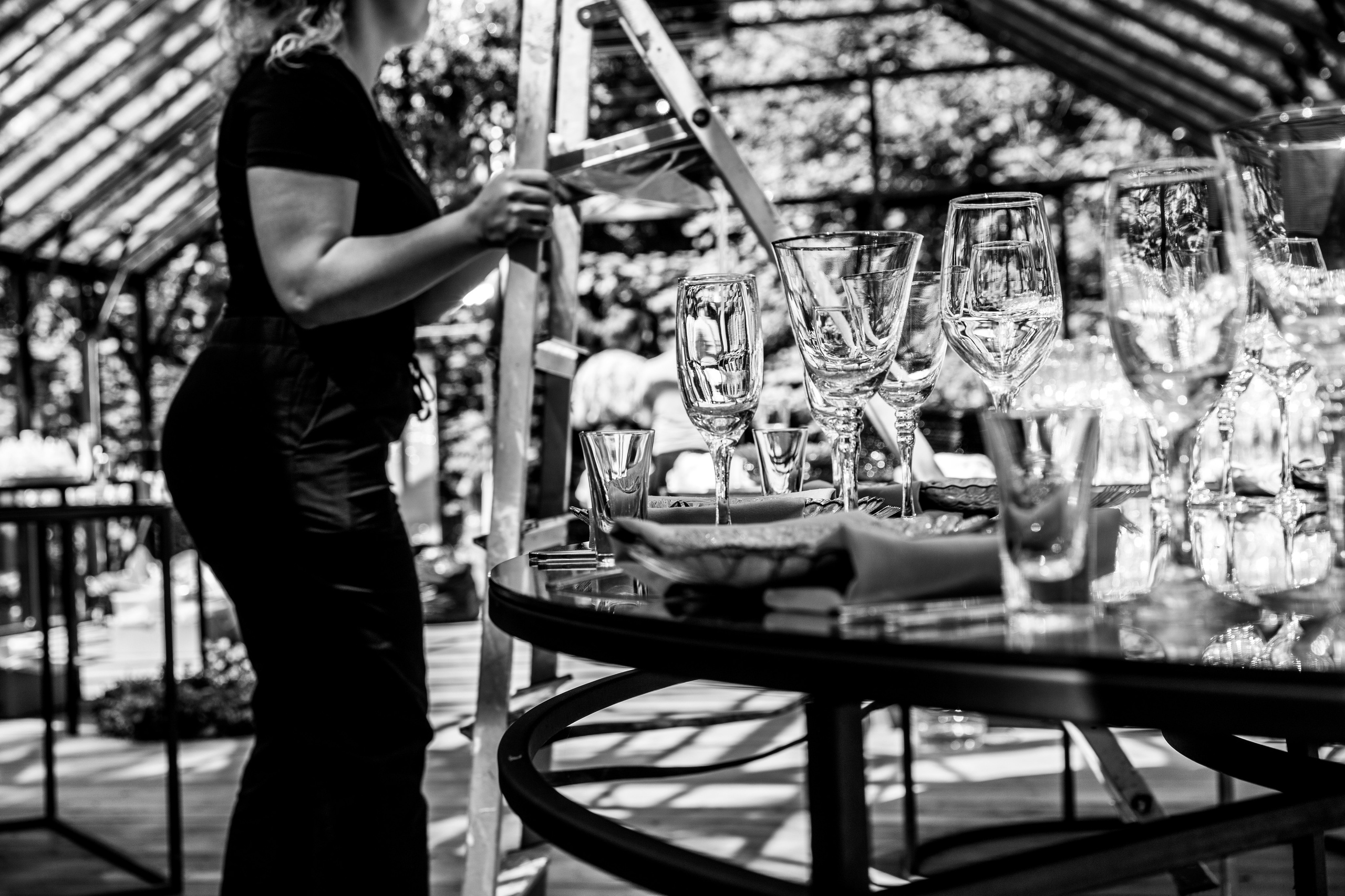 Свадьба в оранжерее