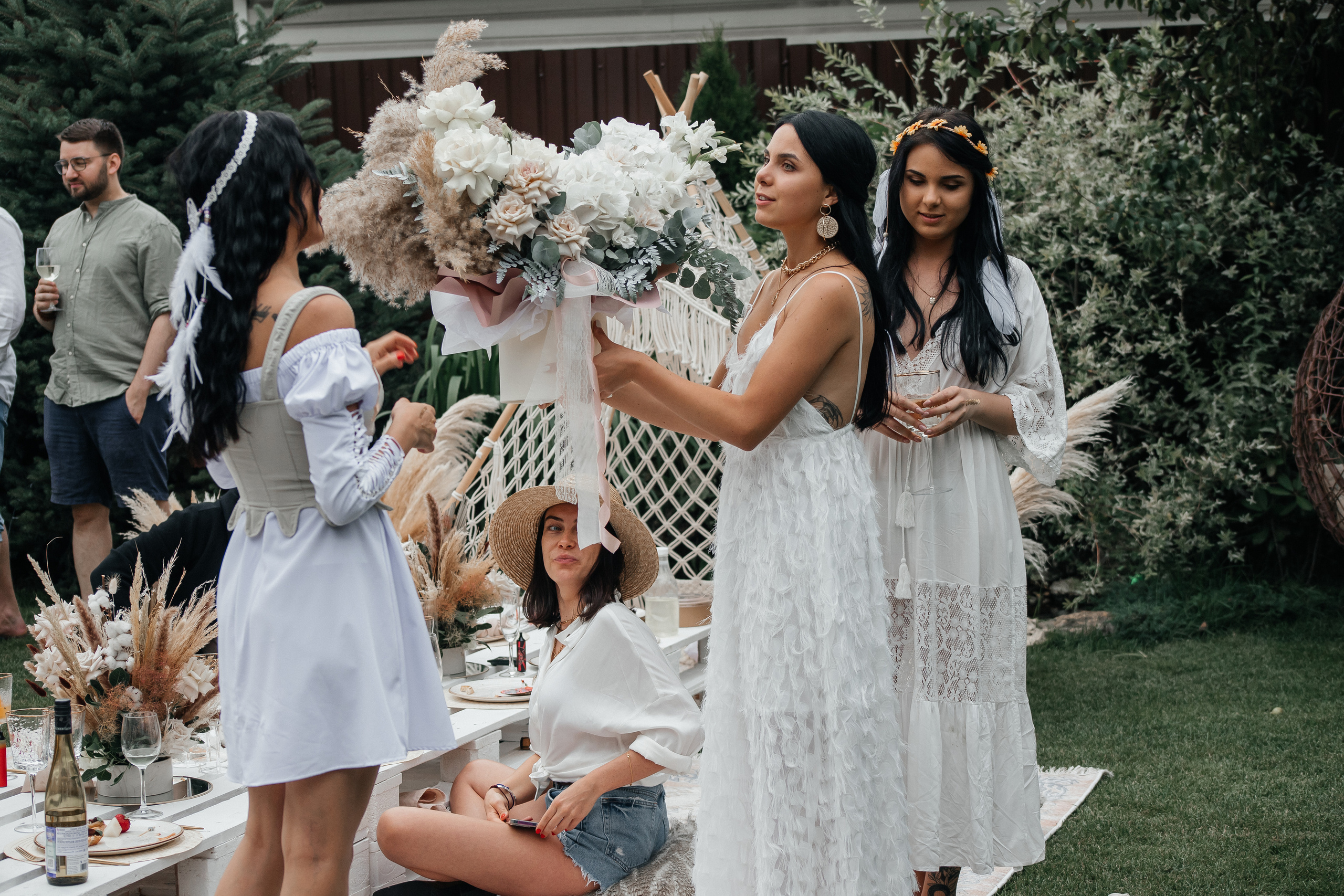 День рождения фотосессия на природе в стиле бохо. Свадебный фотограф в Москве Элина Ларченкова. Фото, которые цепляют