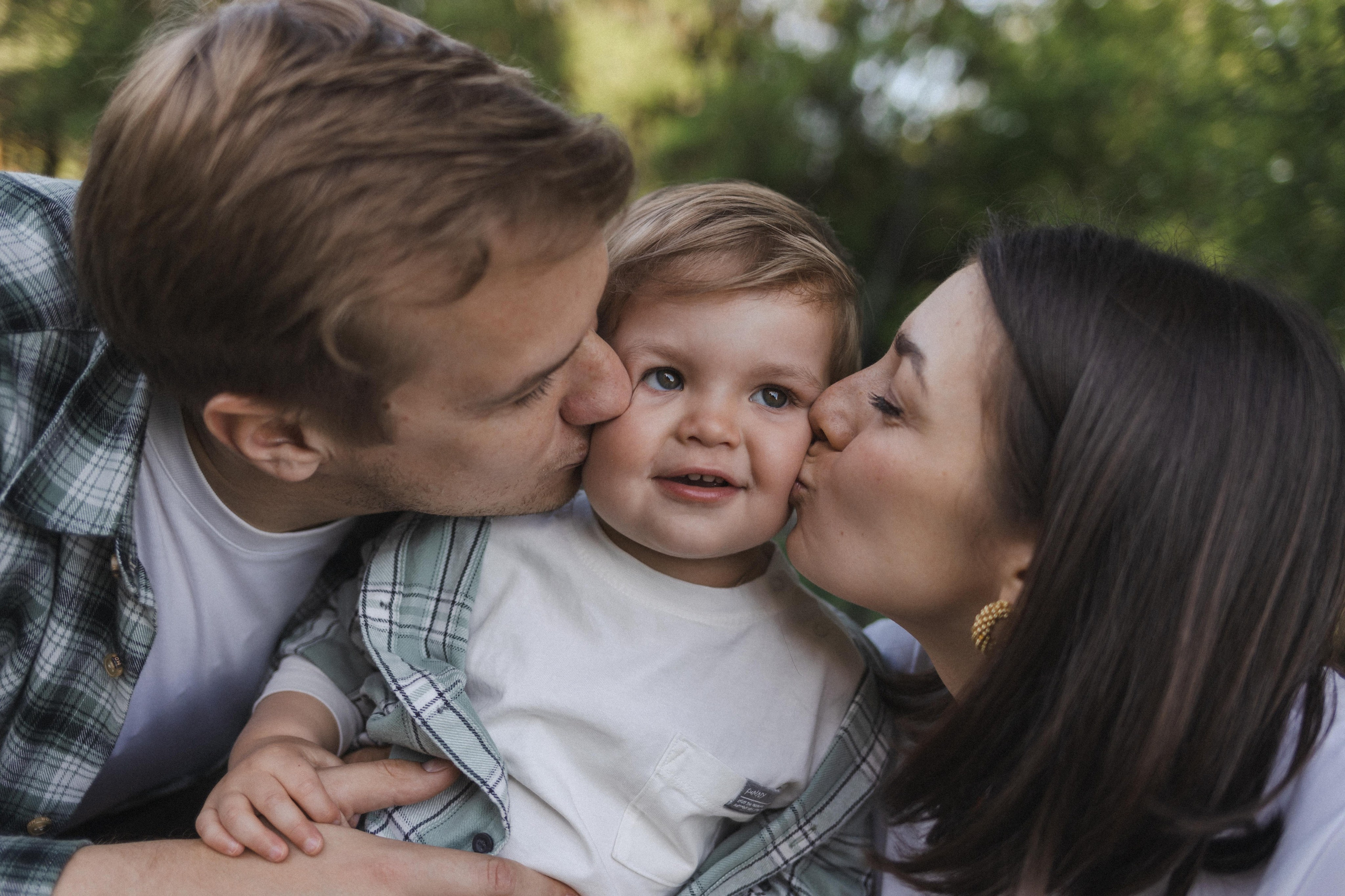 Максим, Даша и Мирон. Семейный фотограф в Москве