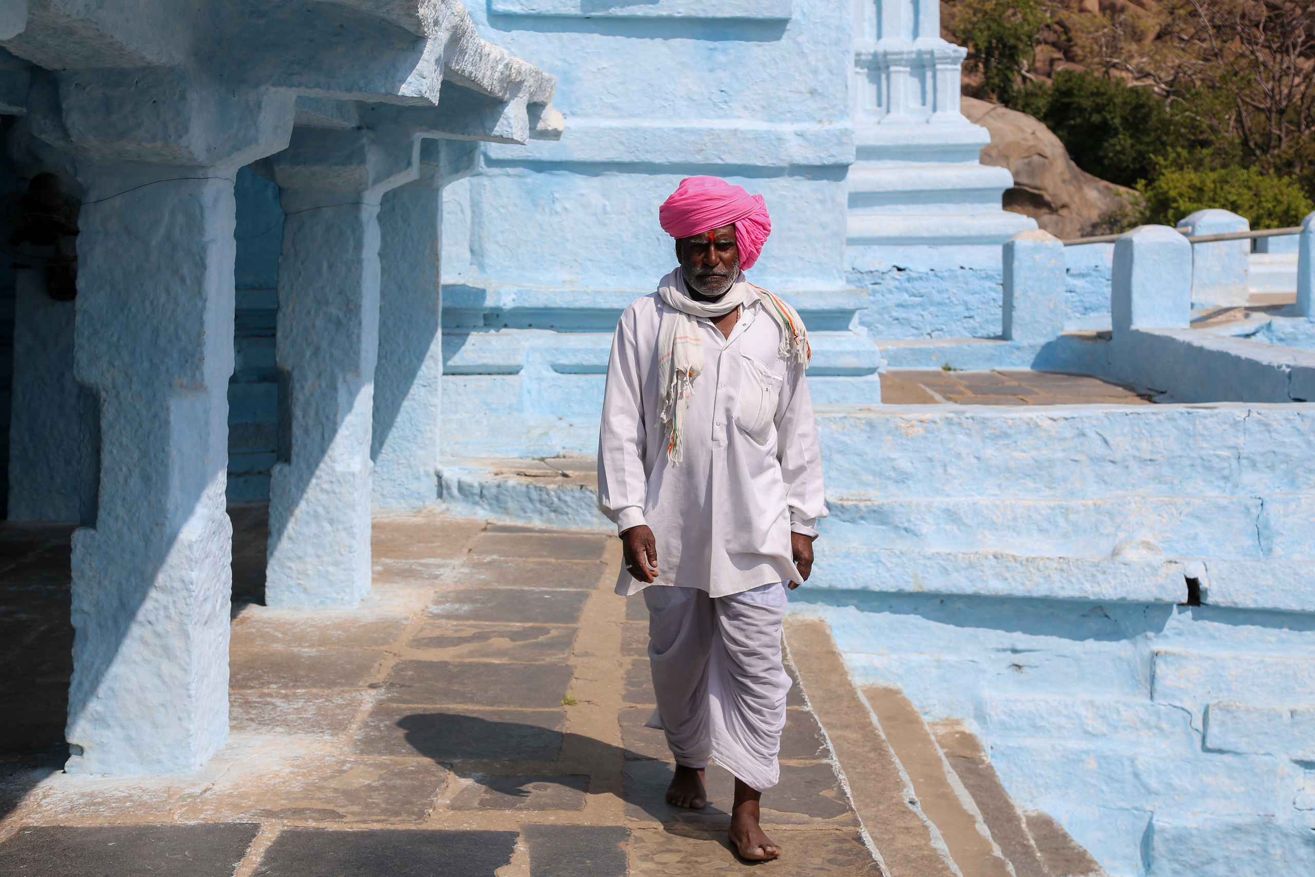 Хампи — деревня посреди руин Виджаянагара. Индия. Фотограф Юля Постнова