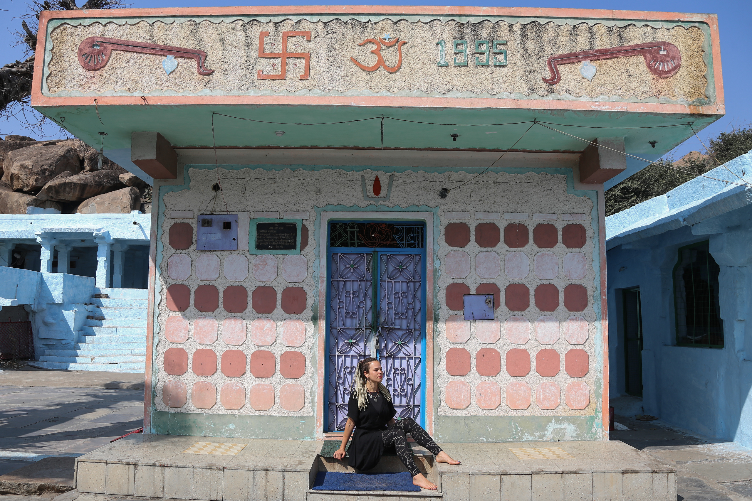 Хампи — деревня посреди руин Виджаянагара. Индия. Фотограф Юля Постнова