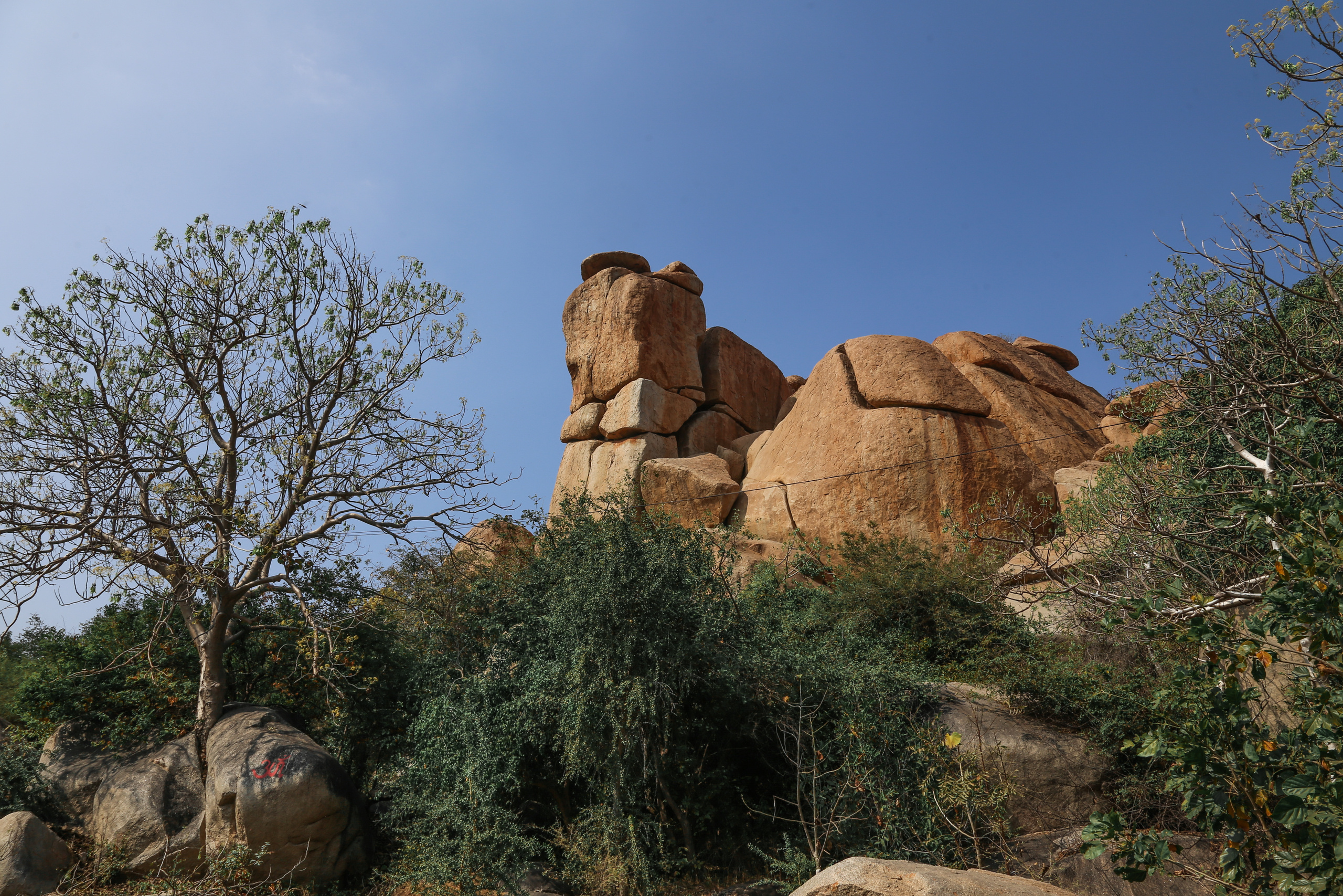 Хампи — деревня посреди руин Виджаянагара. Индия. Фотограф Юля Постнова