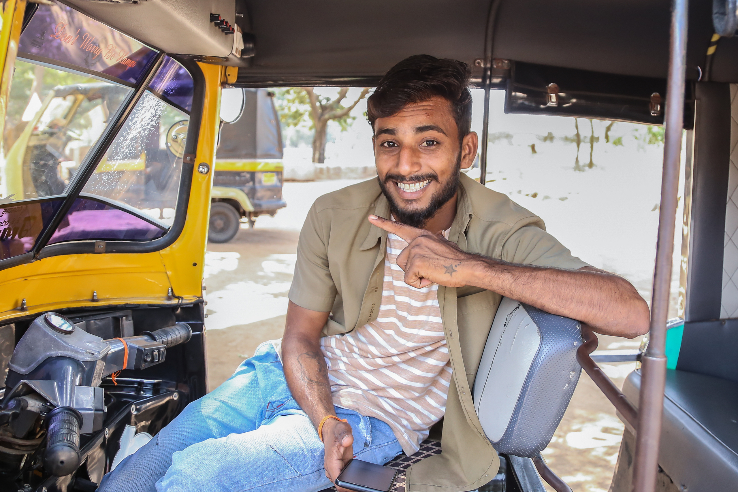 Хампи — деревня посреди руин Виджаянагара. Индия. Фотограф Юля Постнова