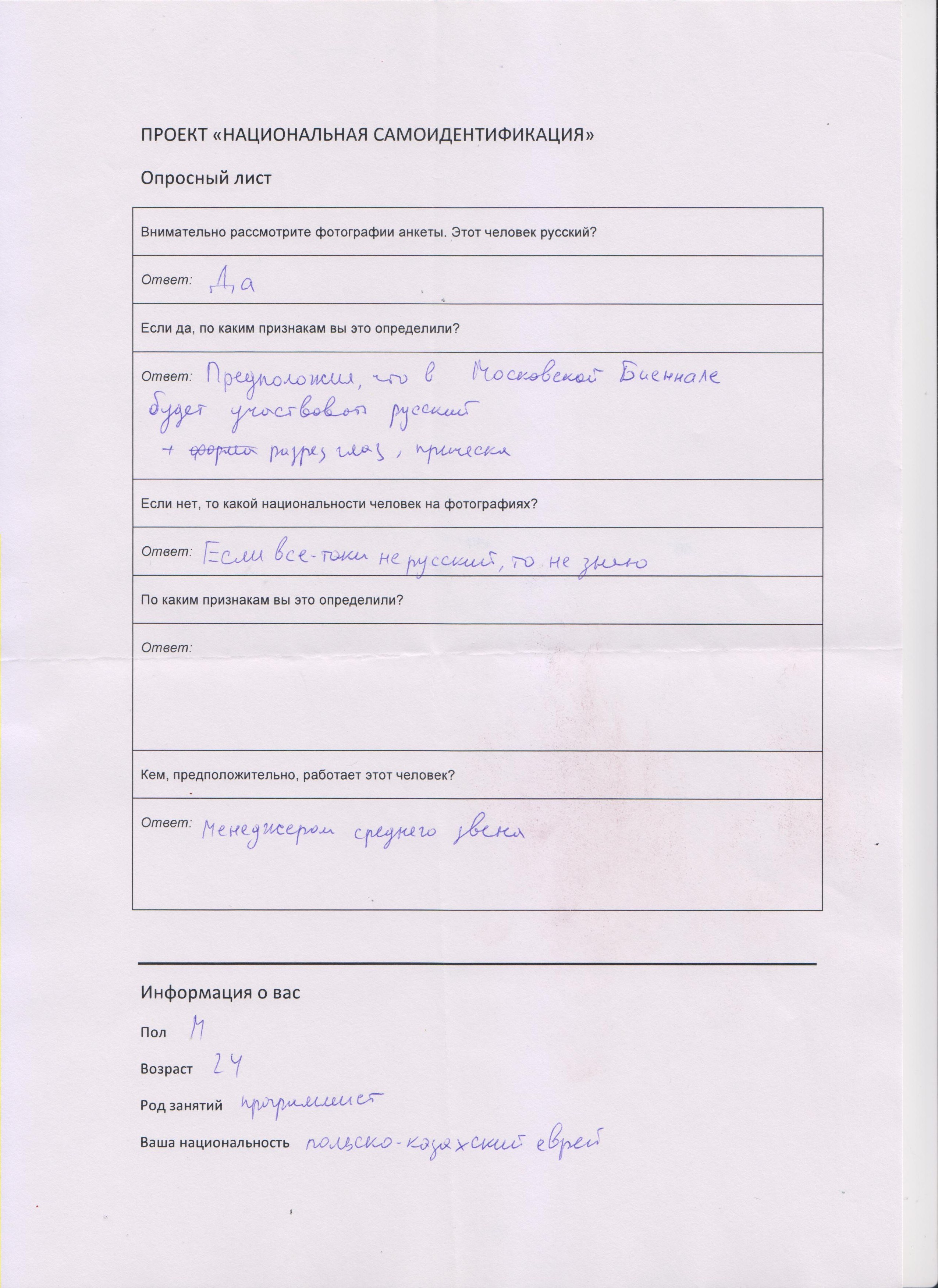 NATIONAL SELF-IDENTIFICATION 2015. Ilmira Bolotyan — Interdisciplinary Artist and Curator