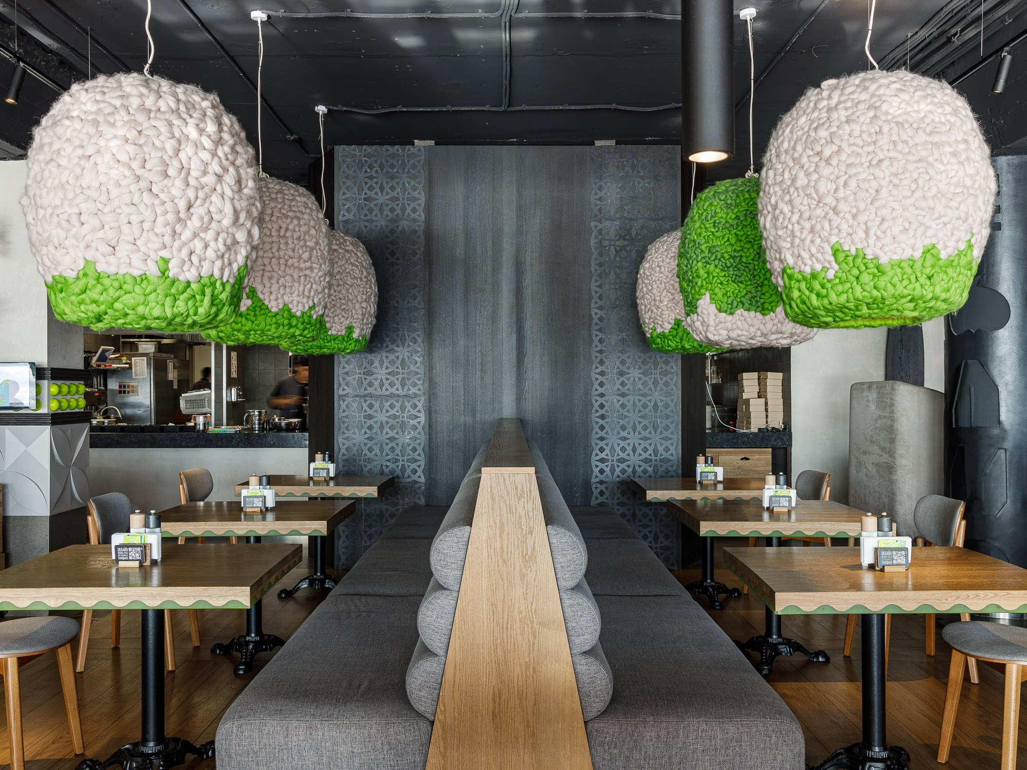 HVANCH restaurant in Saratov Russia designed by QUADRUM STUDIO