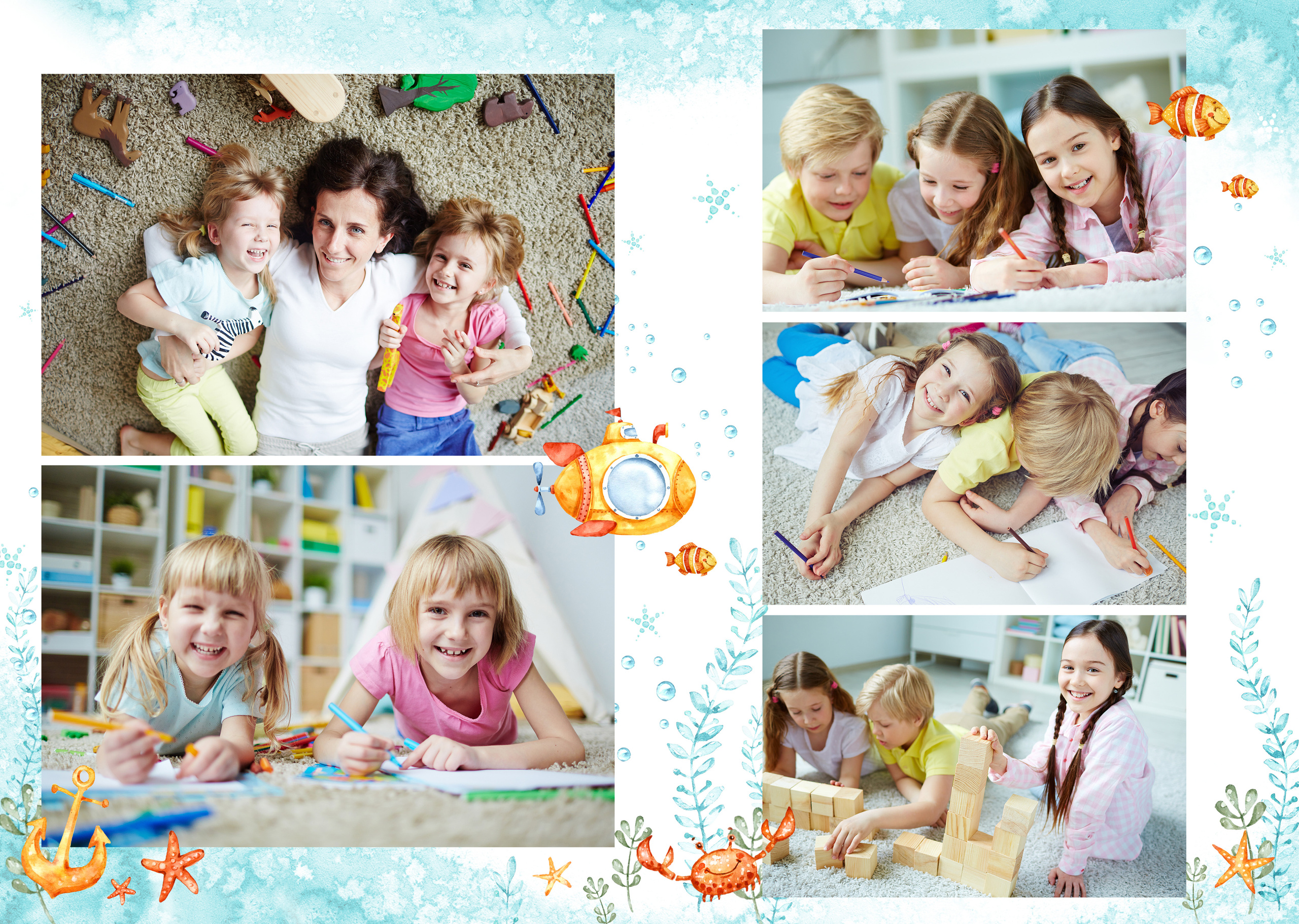 Дизайны макетов садик. Семейный и детский фотограф Татьяна Перевалова