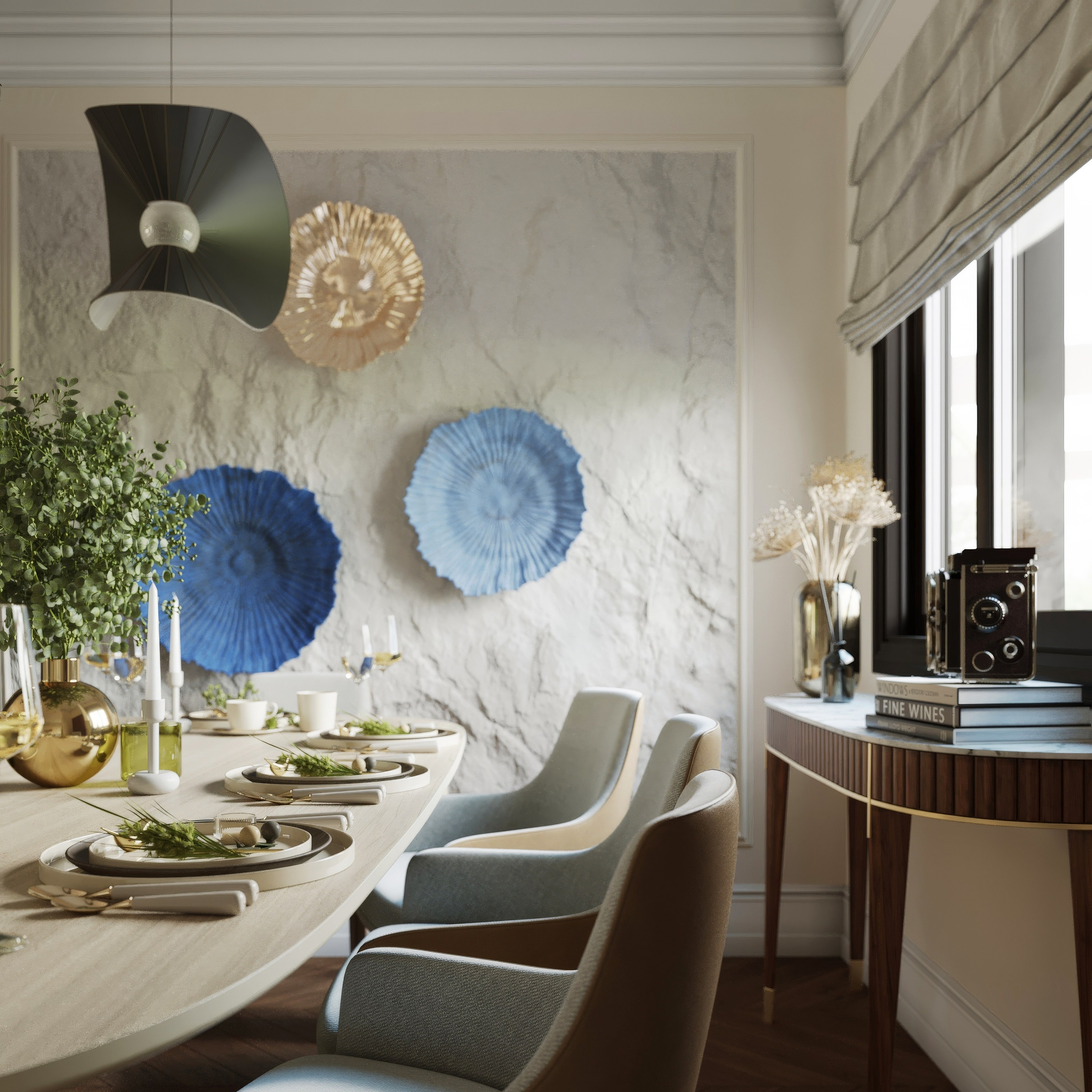 Интерьер кипр, дизайн частного дома, визуализация интерьера, 3D визуализация, уютный интерьер, современная классика, тёплая палитра. 3Д Визуализация Интерьера и Архитектуры