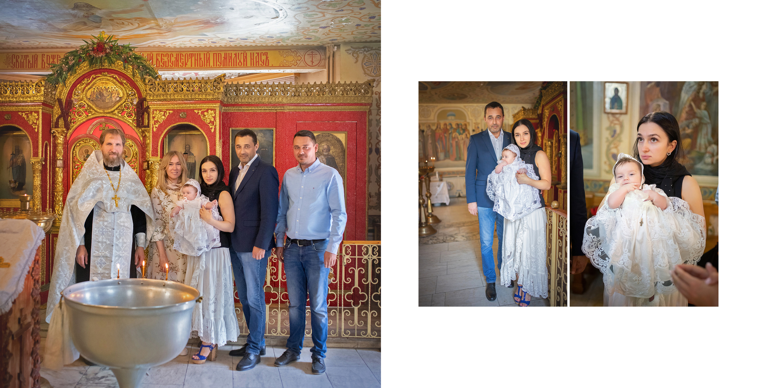 Коещение в храме Архангела Михаила. Детский и семейный фотограф в Москве Вера Орлова
