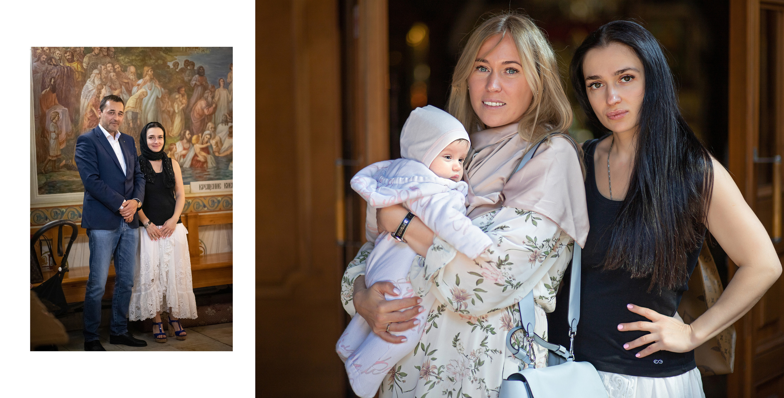 Коещение в храме Архангела Михаила. Детский и семейный фотограф в Москве Вера Орлова