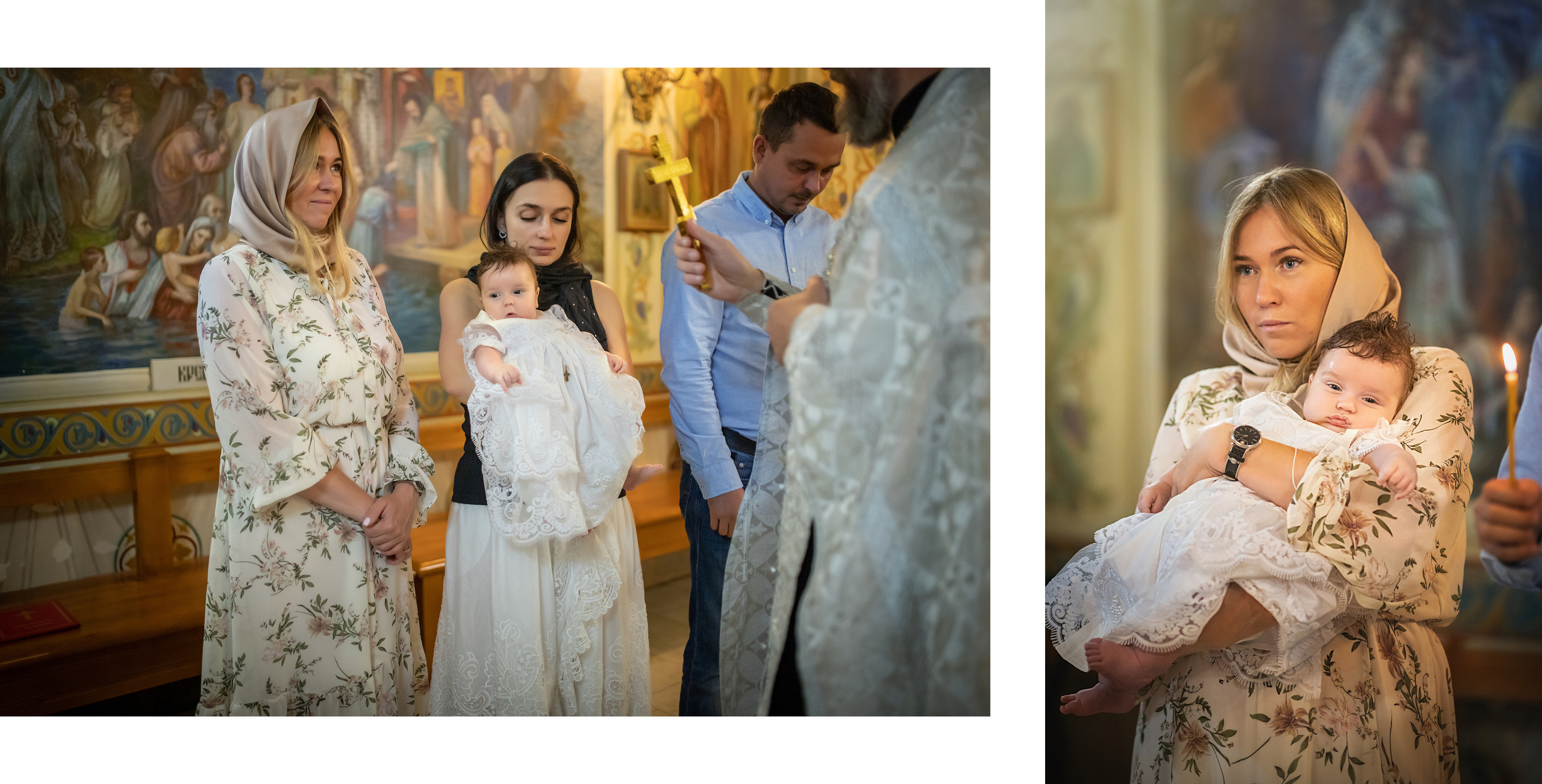 Коещение в храме Архангела Михаила. Детский и семейный фотограф в Москве Вера Орлова