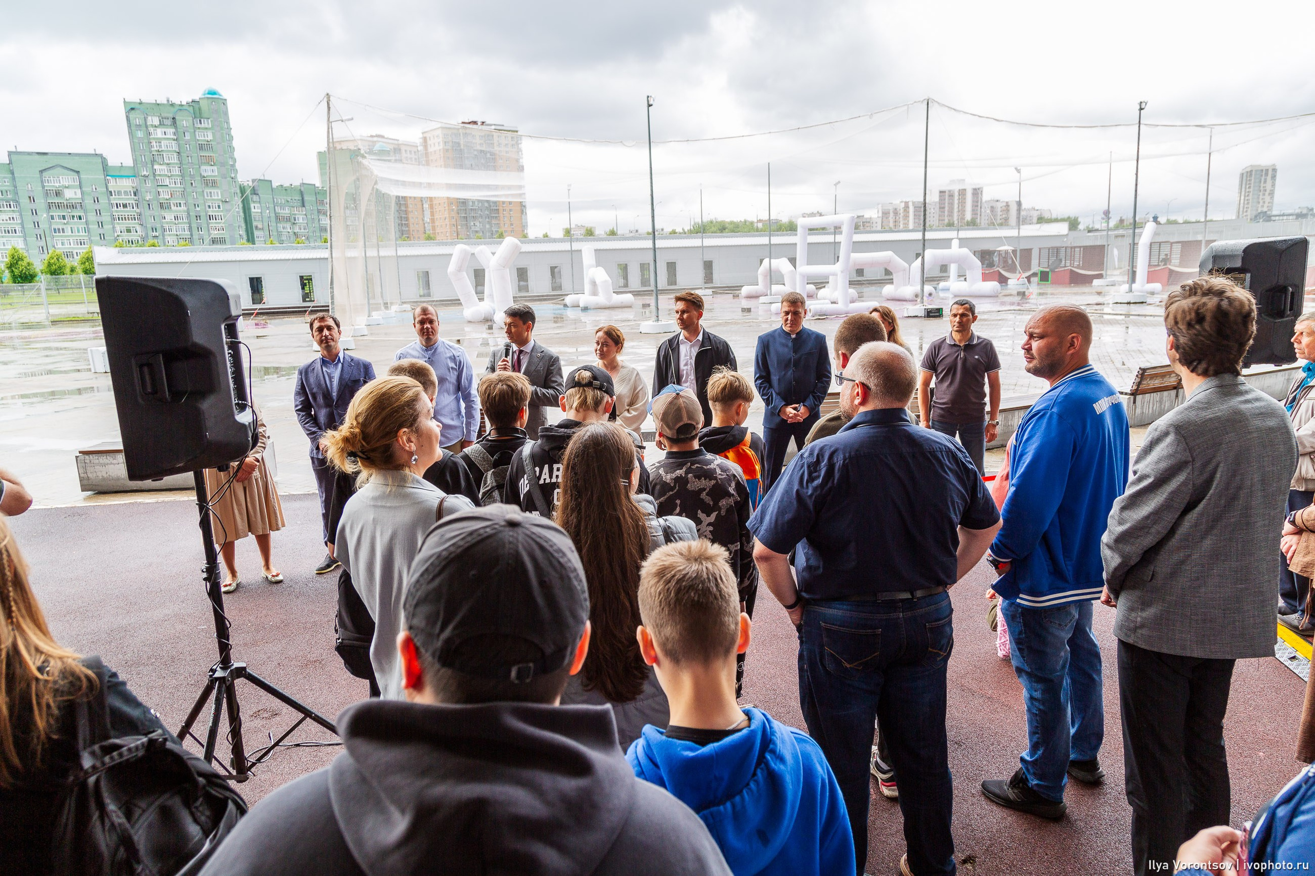 Открытие уличной площадки для полетов «Точка Взлета» в «Академии Дронов» Ак Барс Арена. Фотограф в Казани Воронцов Илья