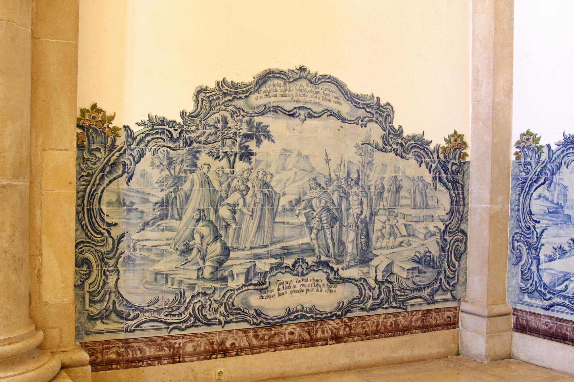 Внутреннее оформление монастыря Алкобасы.