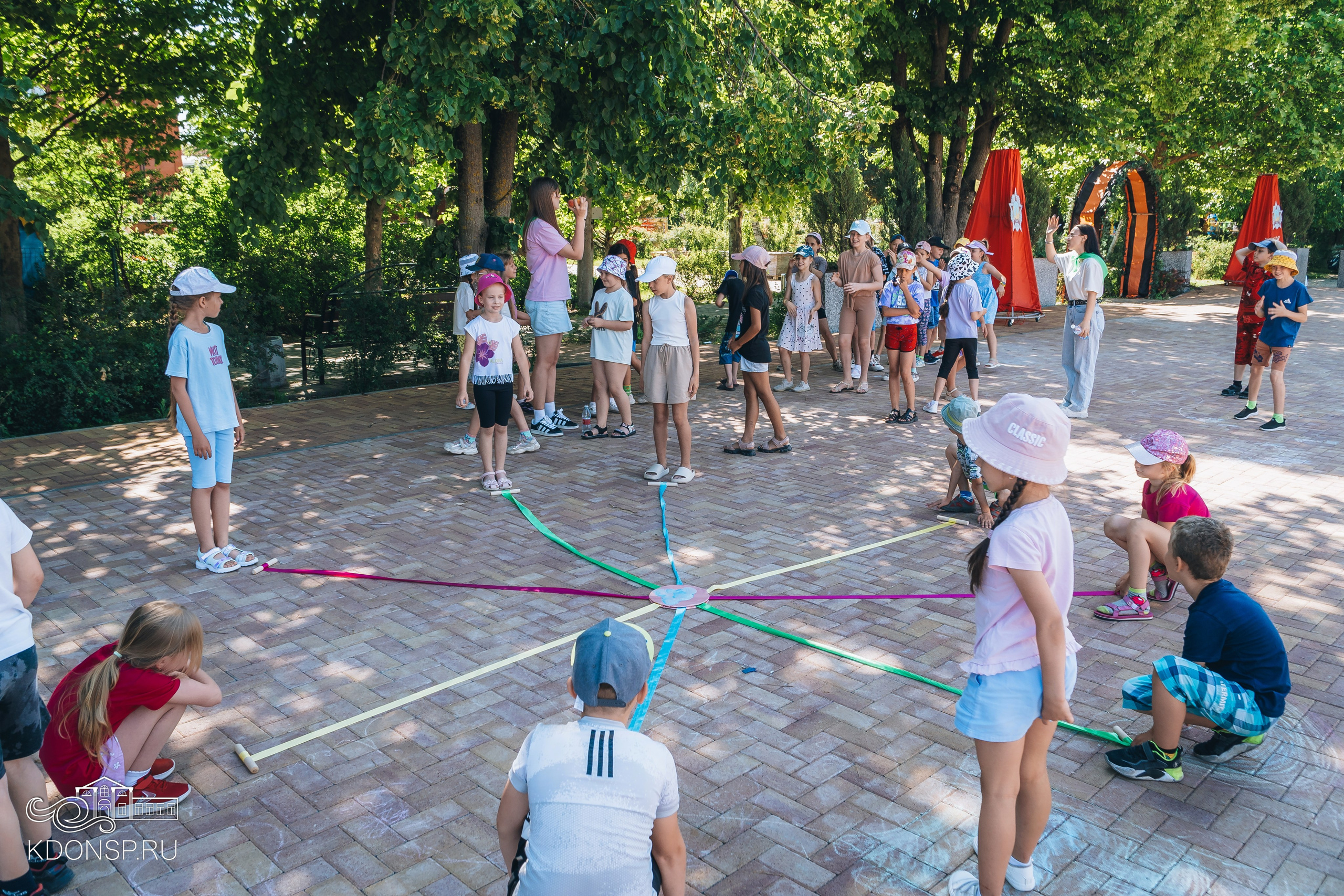 Детская зарядка со спортсменом. Новотитаровский Дом культуры