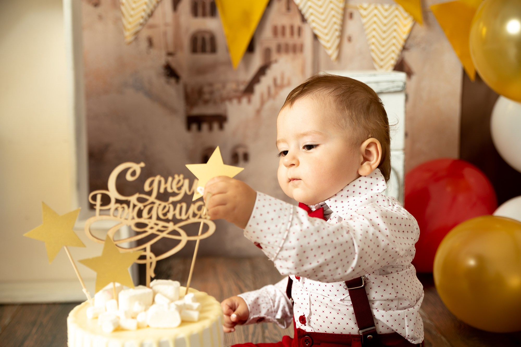 Годовасие ВСЕ ВКЛЮЧЕНО малыш Михаил. Фотограф новорожденных в Нижневартовске Лара Курдюкова