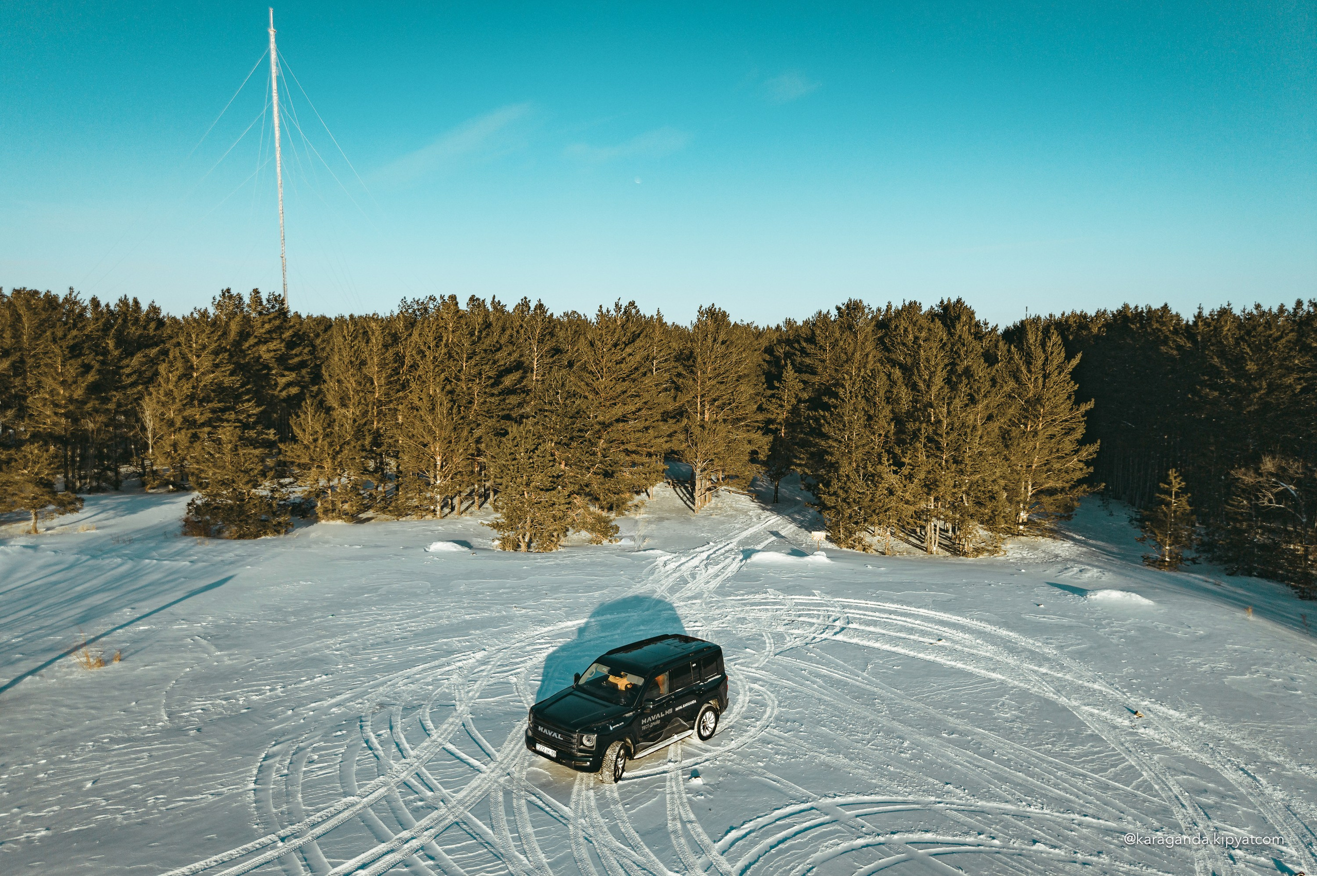 Зимний заезд на HAVAL H9. Кипятком Караганда