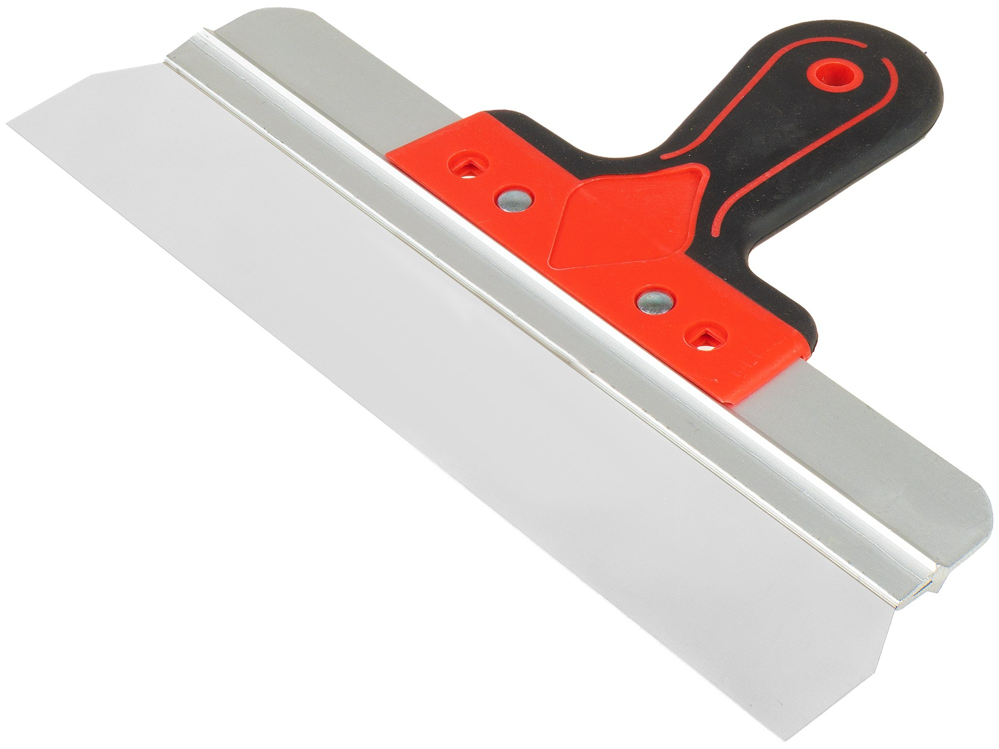 Шпатель фасадный с черно красной ручкой