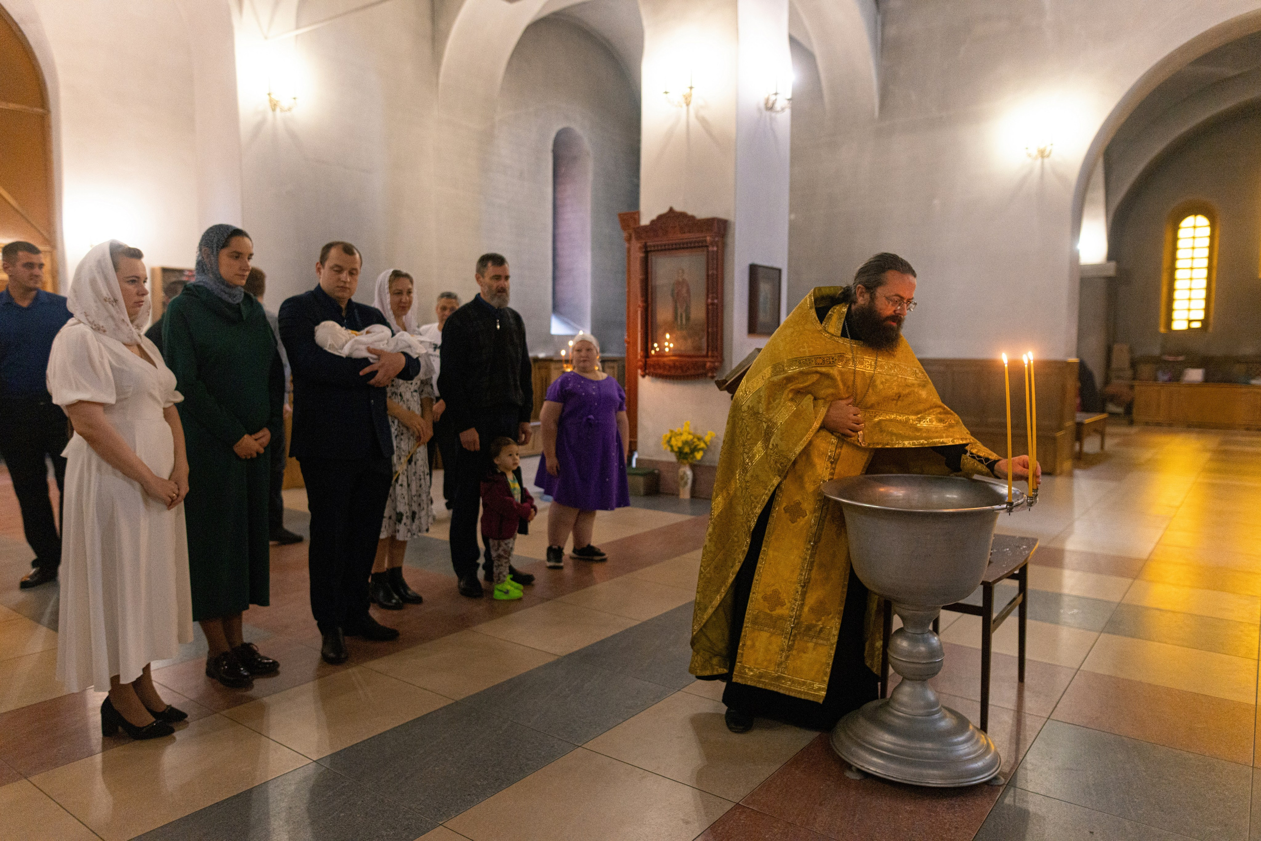 Крещение Алины. Дмитрий Шульгин, портретный фотограф в Воронеже