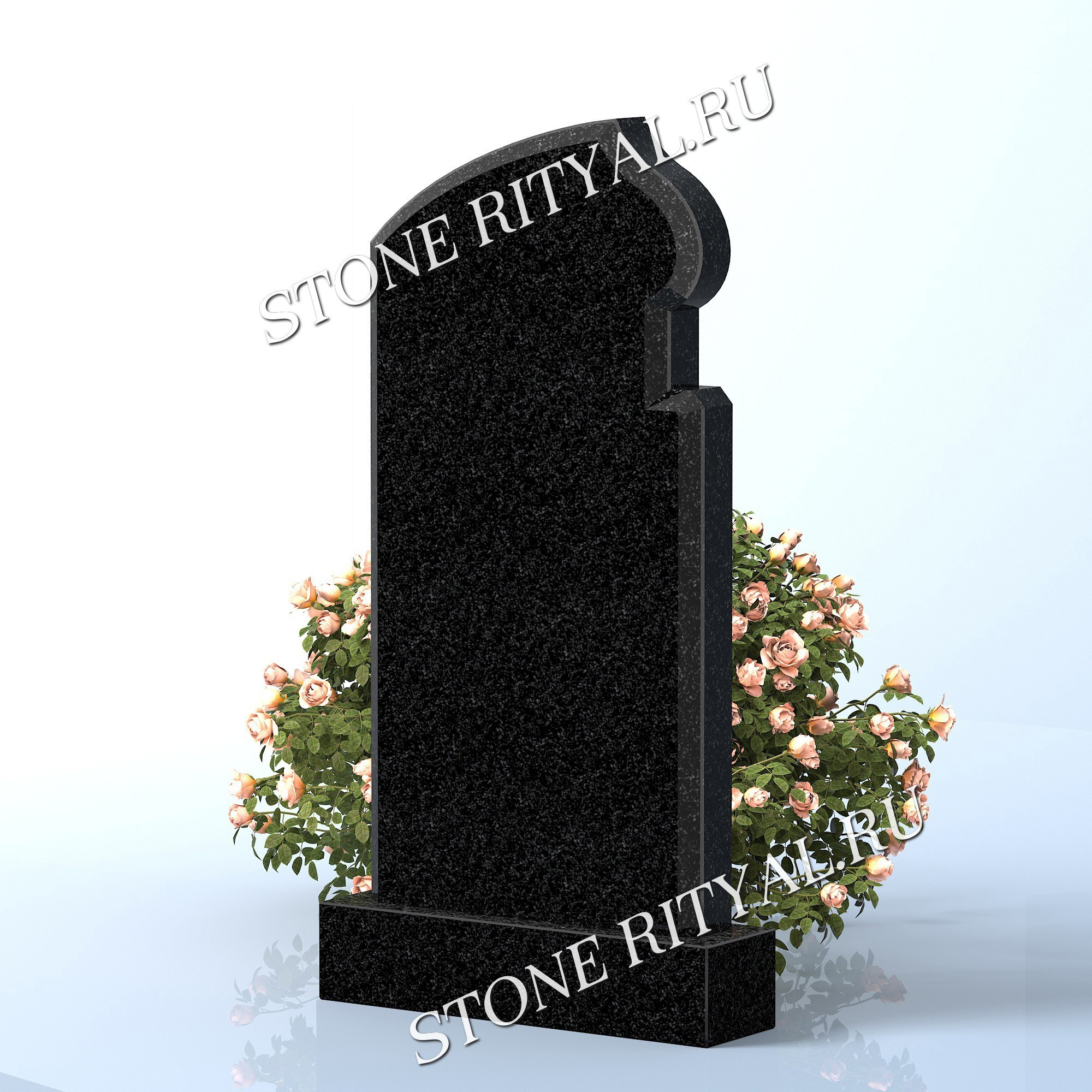 Вертикальные памятники прямые. Изготовление и установка памятников в Москве и МО