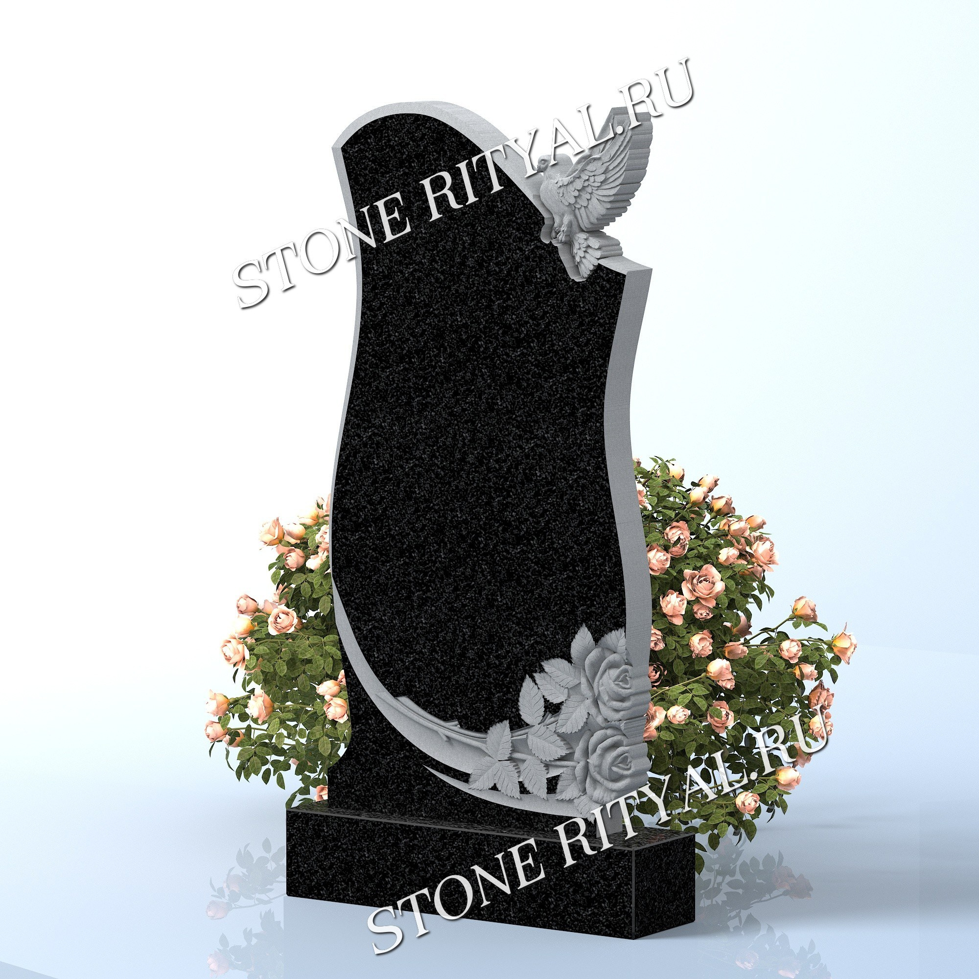 Вертикальные памятники фигурные. Изготовление и установка памятников в Москве и МО