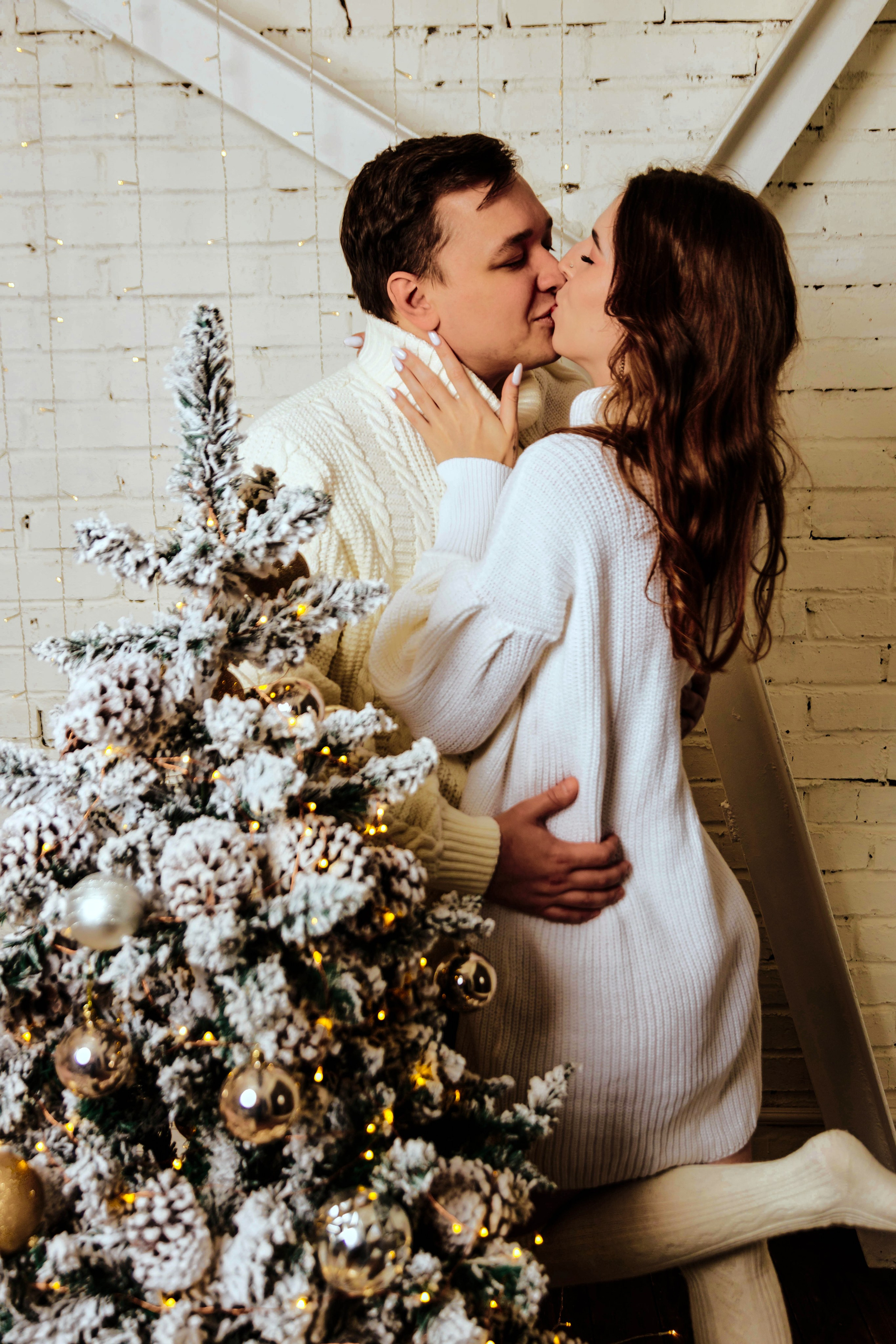 Новогодняя Love Story для Ани и Миши. Профессиональный фотограф Максим Романов в городе Хабаровске